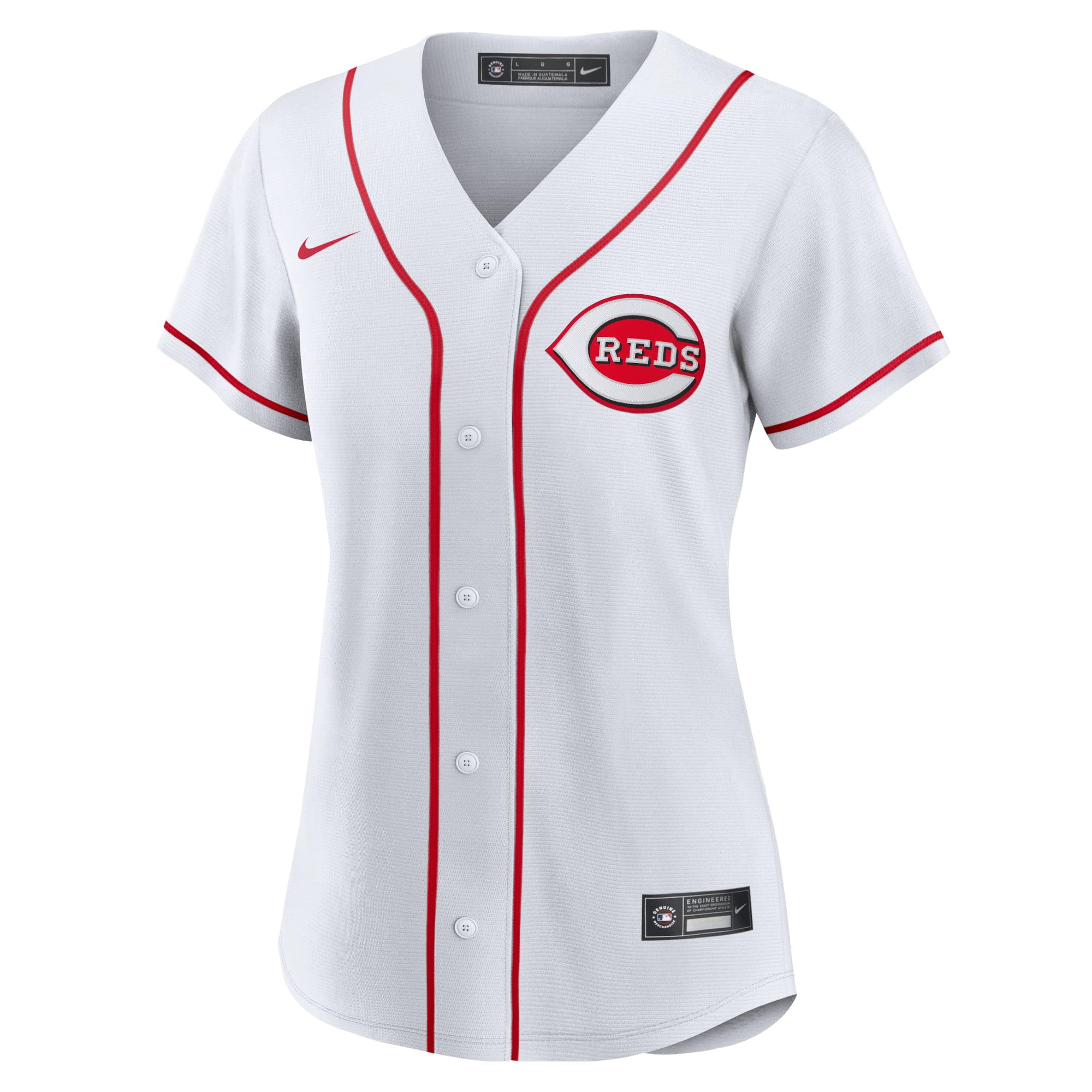 Women's Cincinnati Reds Nike White Home Replica Team Jersey - 3