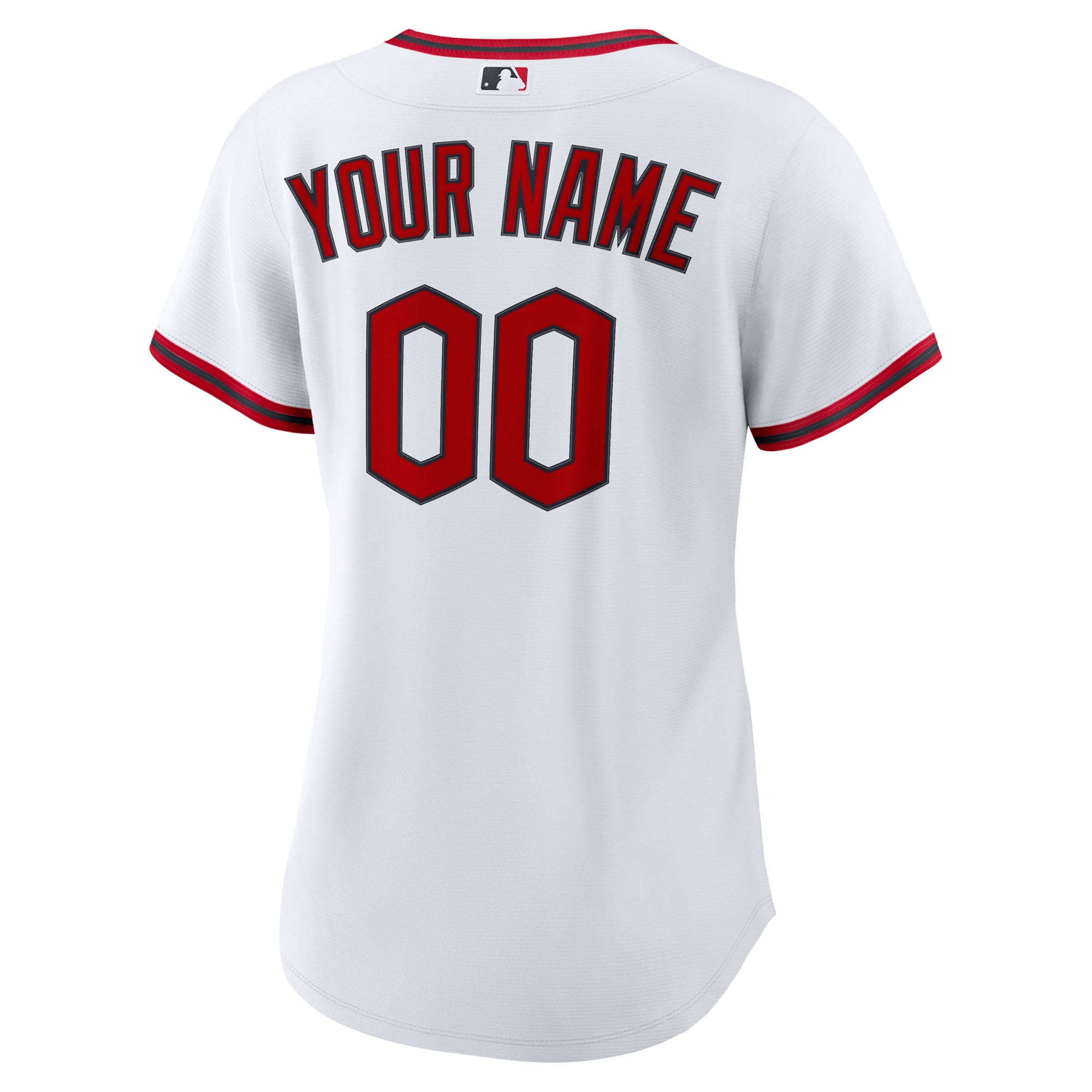 Women's Cleveland Guardians Nike White Home Custom Replica 2.0 Jersey - 4