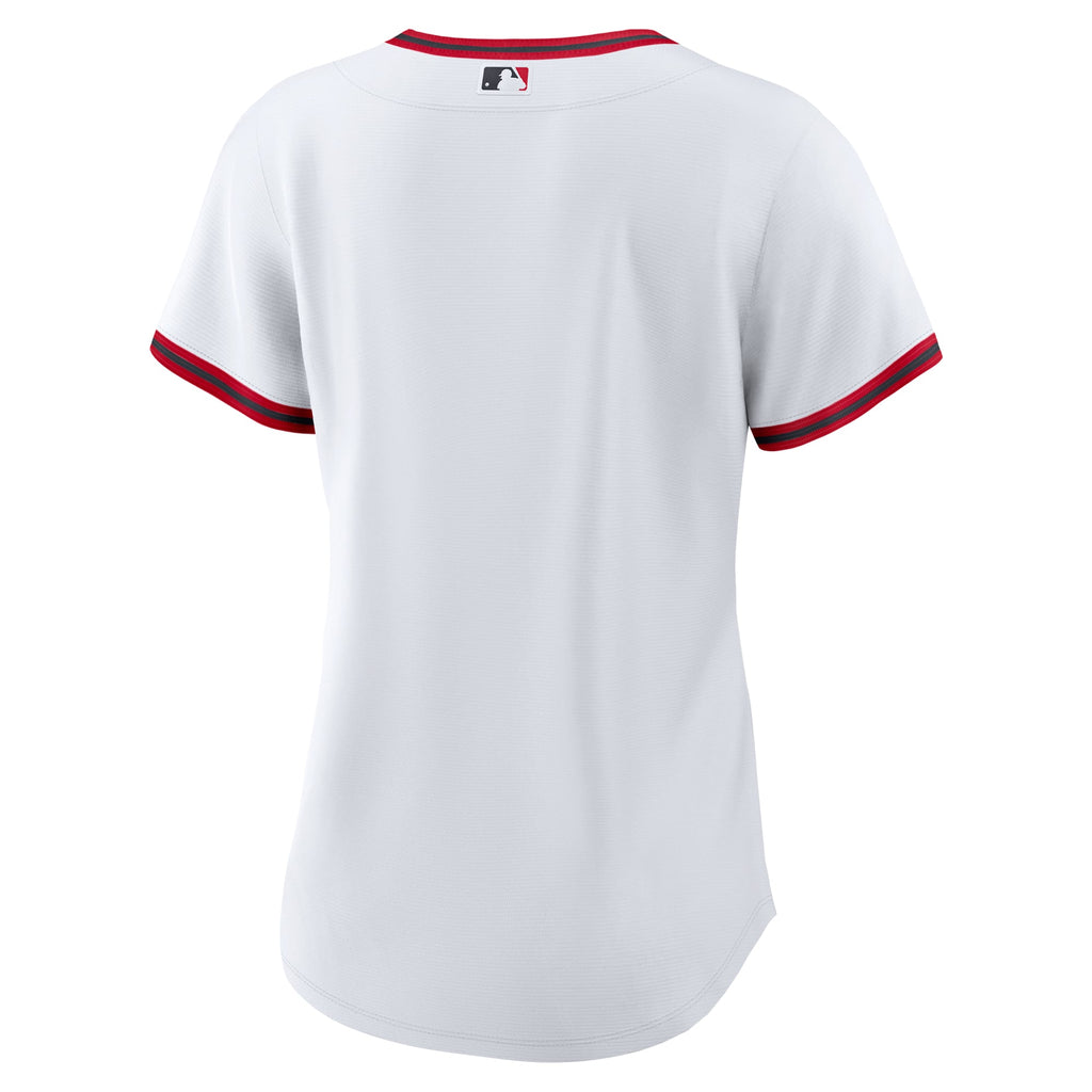 Women's Cleveland Guardians Nike White Home Replica 2.0 Jersey - 4