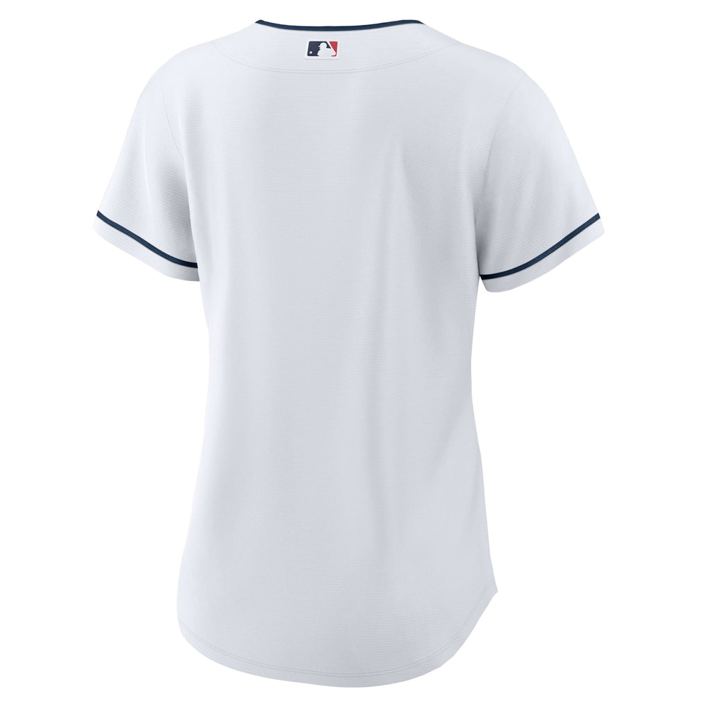 Women's Cleveland Guardians Nike White Home Replica Team Jersey - 4