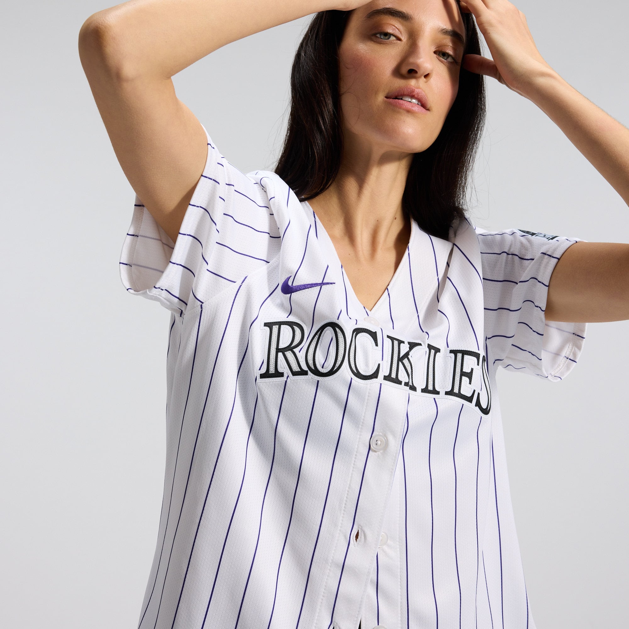 Women's Colorado Rockies Nike White Home Limited Jersey - 10