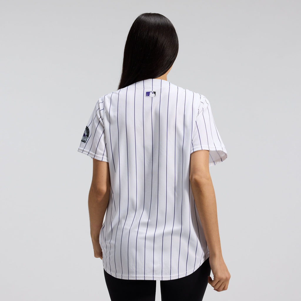 Women's Colorado Rockies Nike White Home Limited Jersey - 3