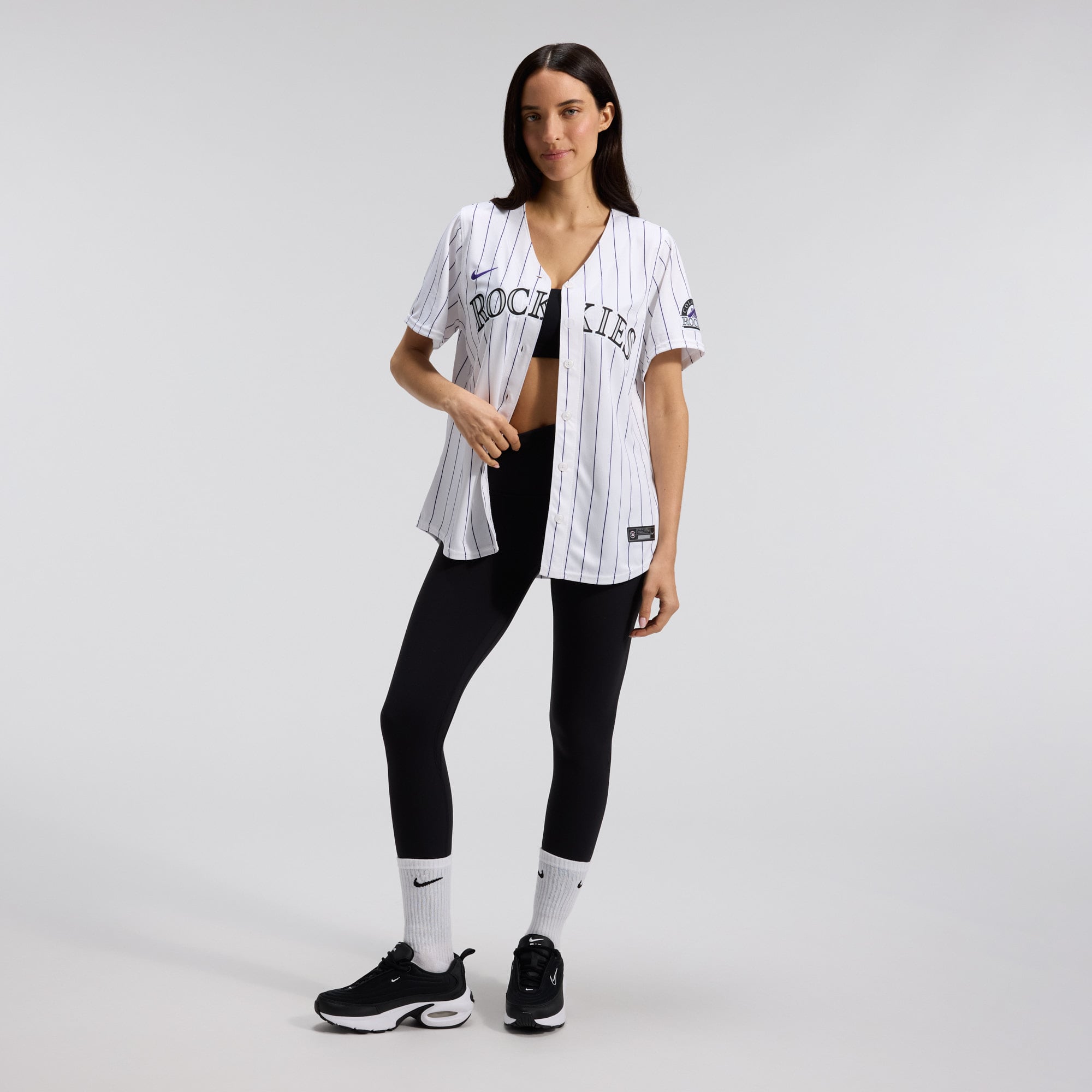 Women's Colorado Rockies Nike White Home Limited Jersey - 4