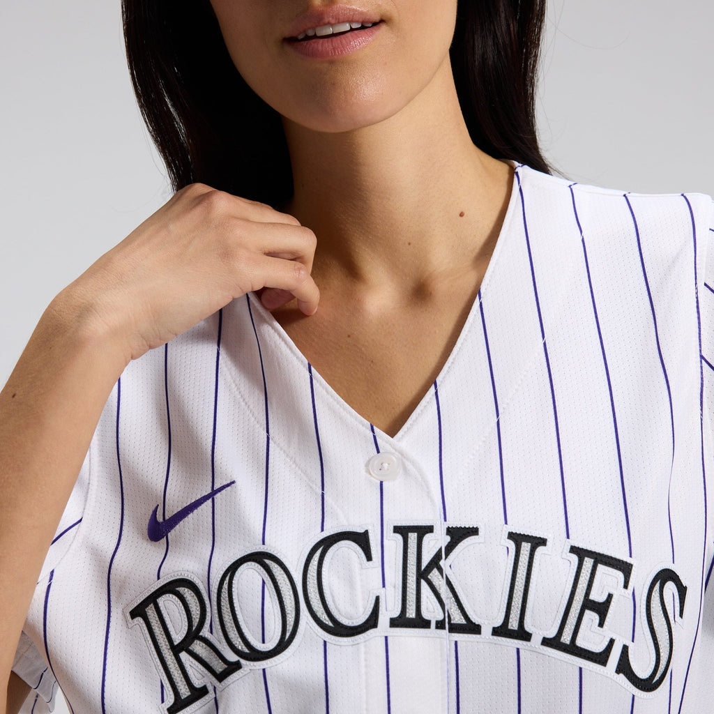 Women's Colorado Rockies Nike White Home Limited Jersey - 9