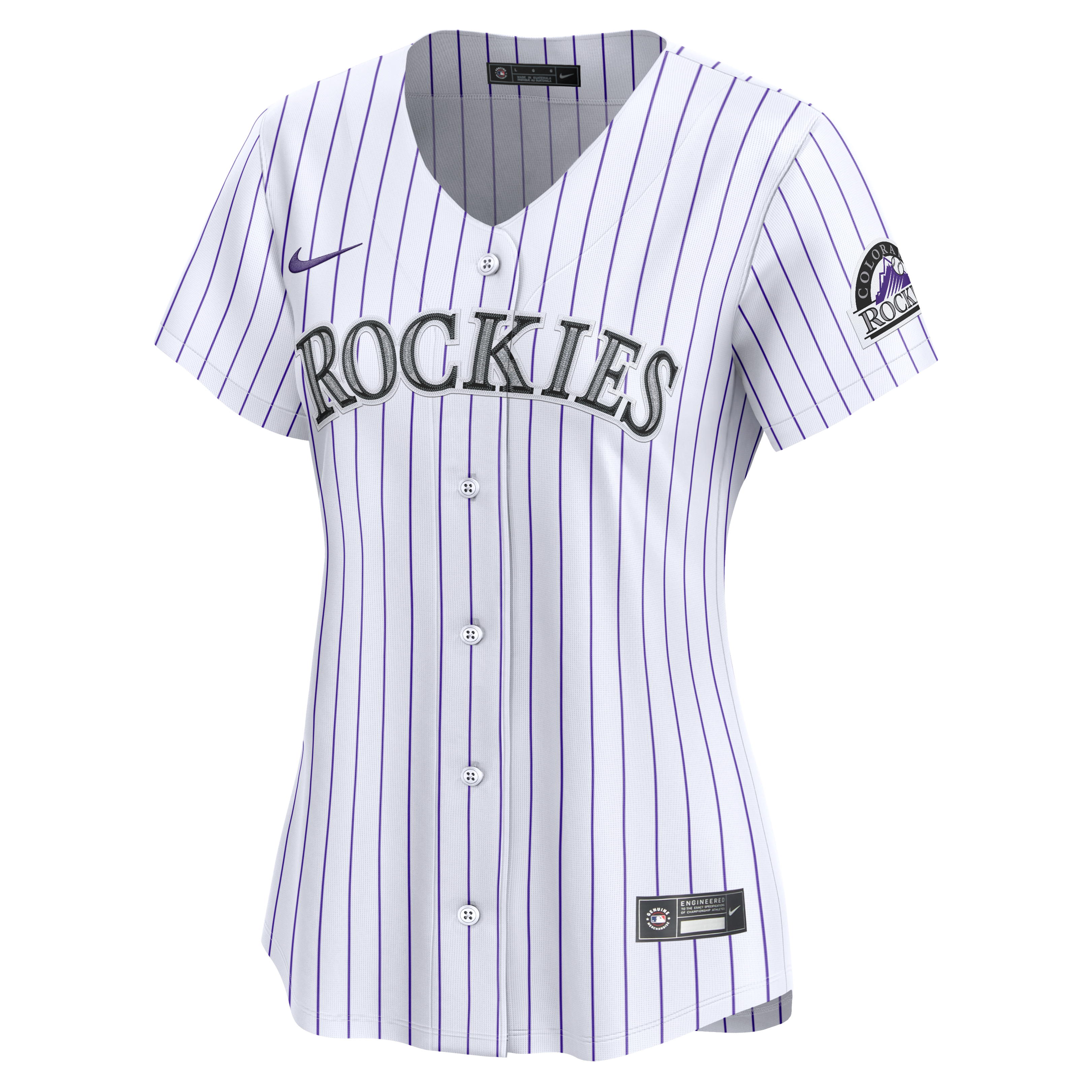 Women's Colorado Rockies Nike White Home Limited Jersey - 6