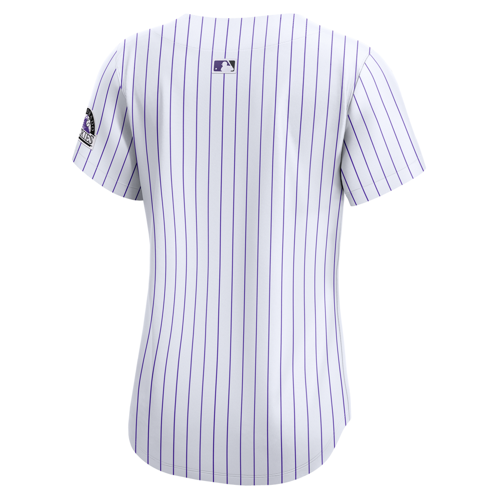 Women's Colorado Rockies Nike White Home Limited Jersey - 7