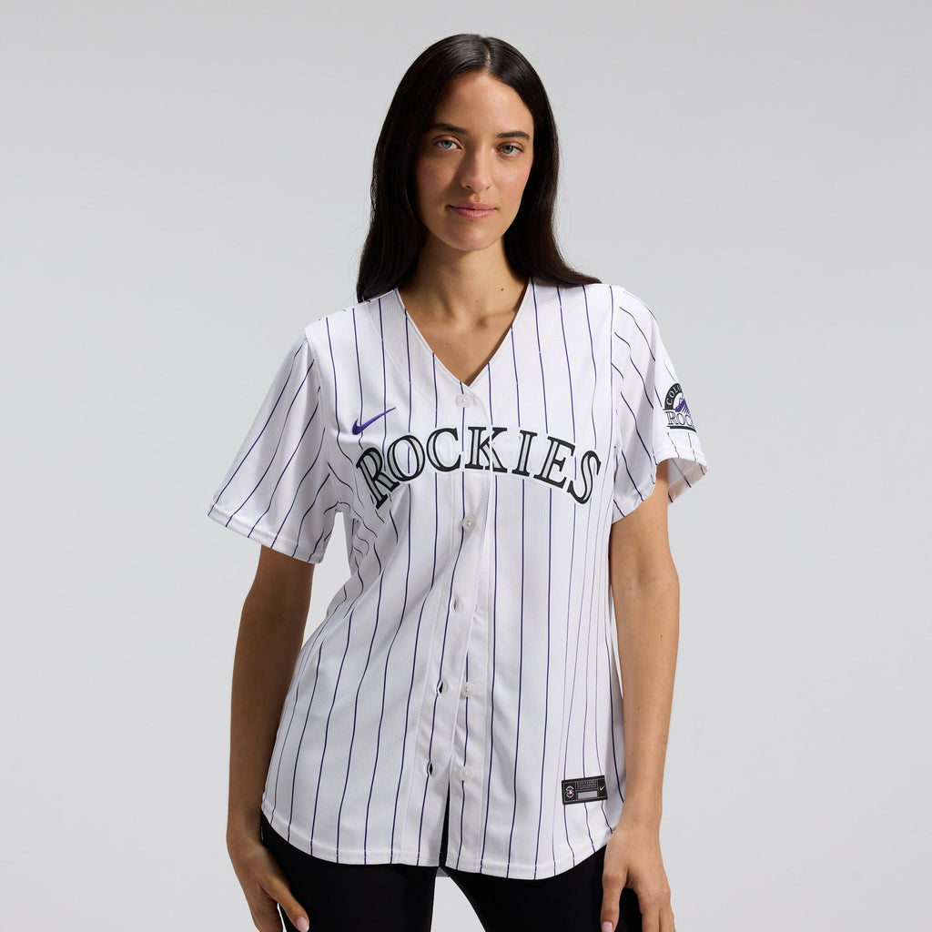 Women's Colorado Rockies Nike White Home Limited Jersey