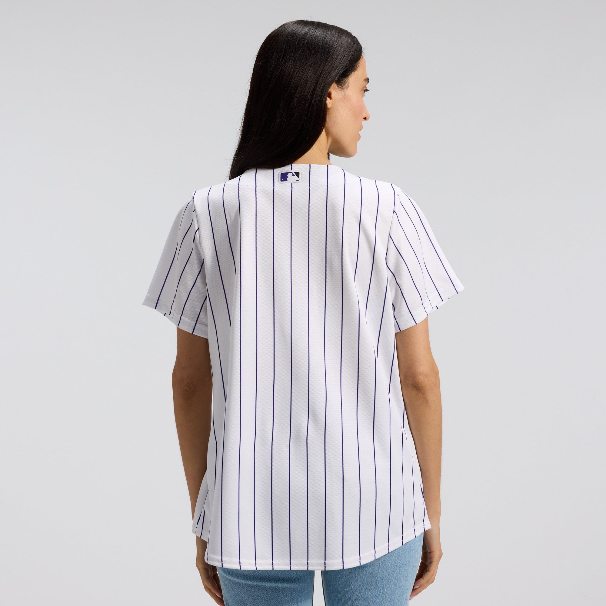 Women's Colorado Rockies Nike White Home Replica Team Jersey - 3