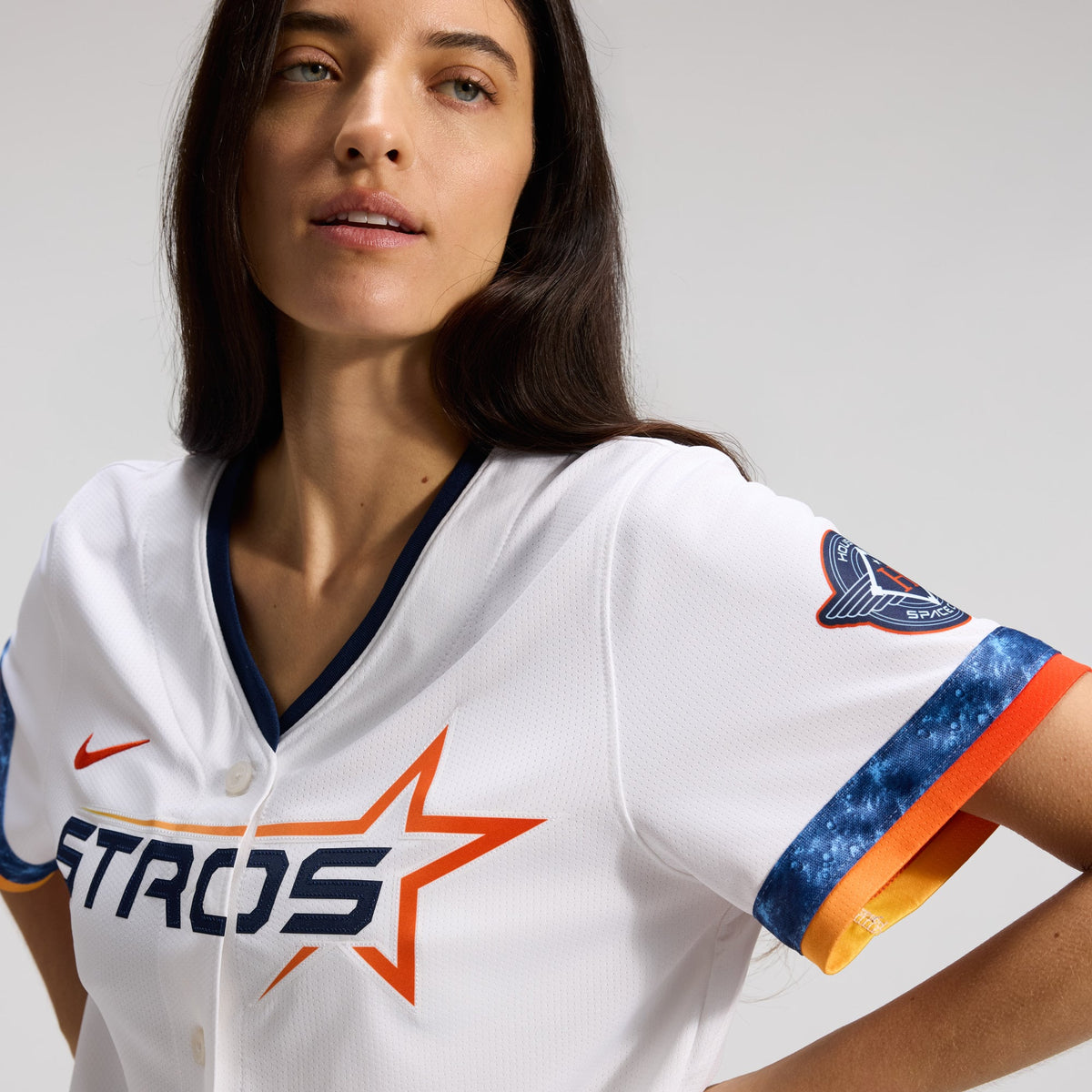 Women's Houston Astros Nike White 2025 City Connect Limited Jersey - 11