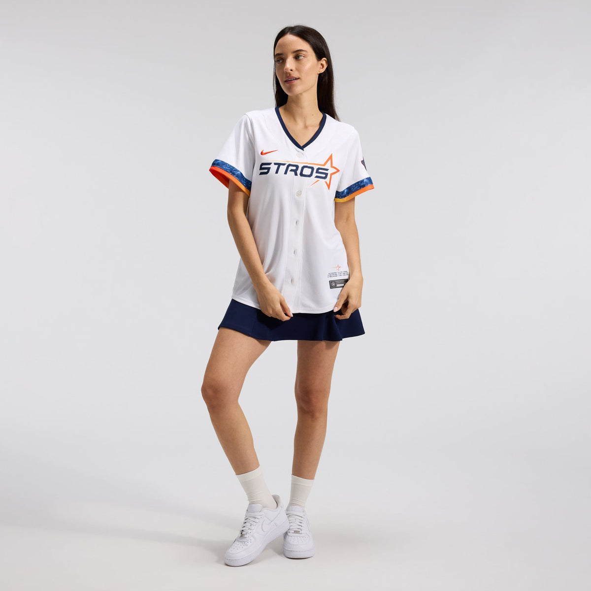 Women's Houston Astros Nike White 2025 City Connect Limited Jersey - 4