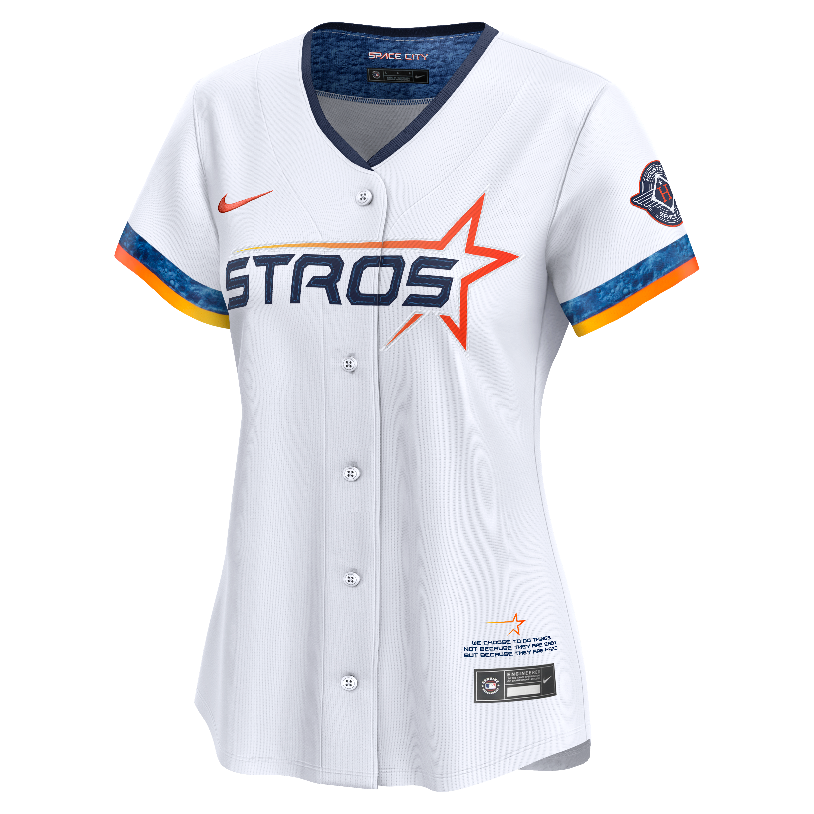 Women's Houston Astros Nike White 2025 City Connect Limited Jersey - 7