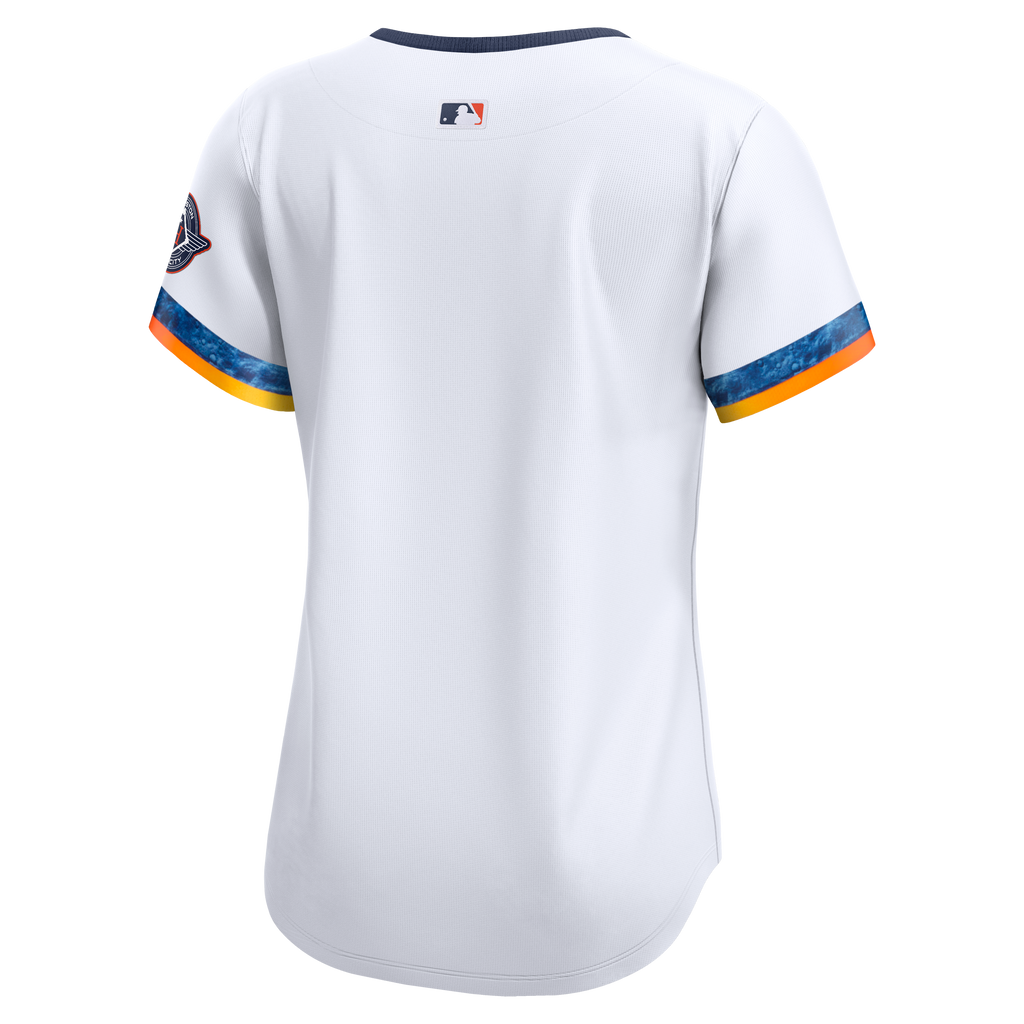 Women's Houston Astros Nike White 2025 City Connect Limited Jersey - 8