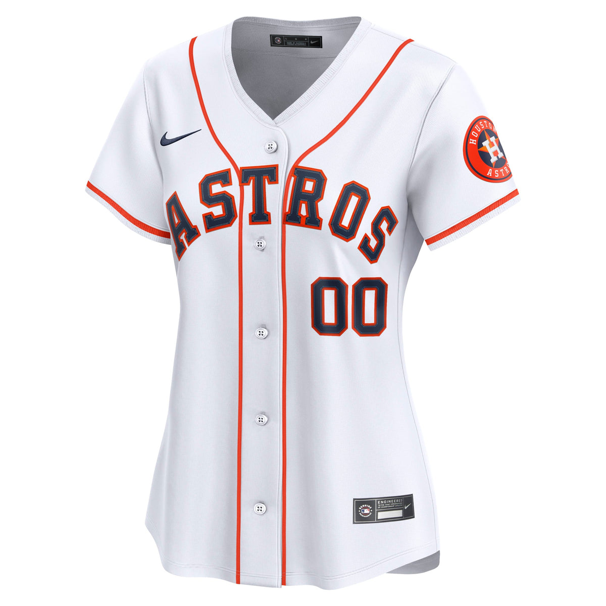 Women's Houston Astros Nike White Home Limited Custom Jersey - 3