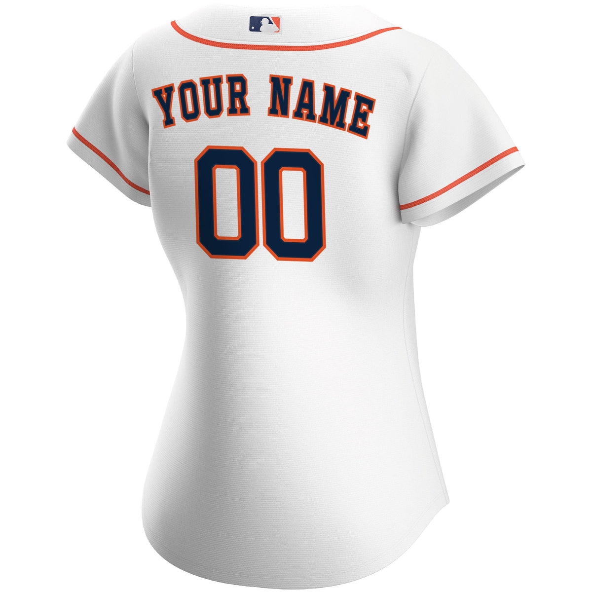 Women's Houston Astros Nike White Home Replica Custom Jersey - 4