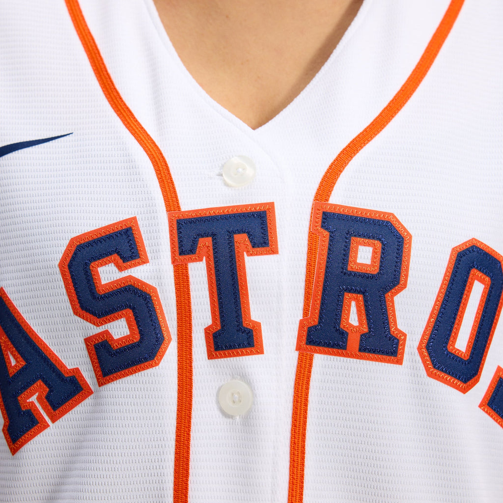 Women's Houston Astros Nike White Home Replica Team Jersey - 11