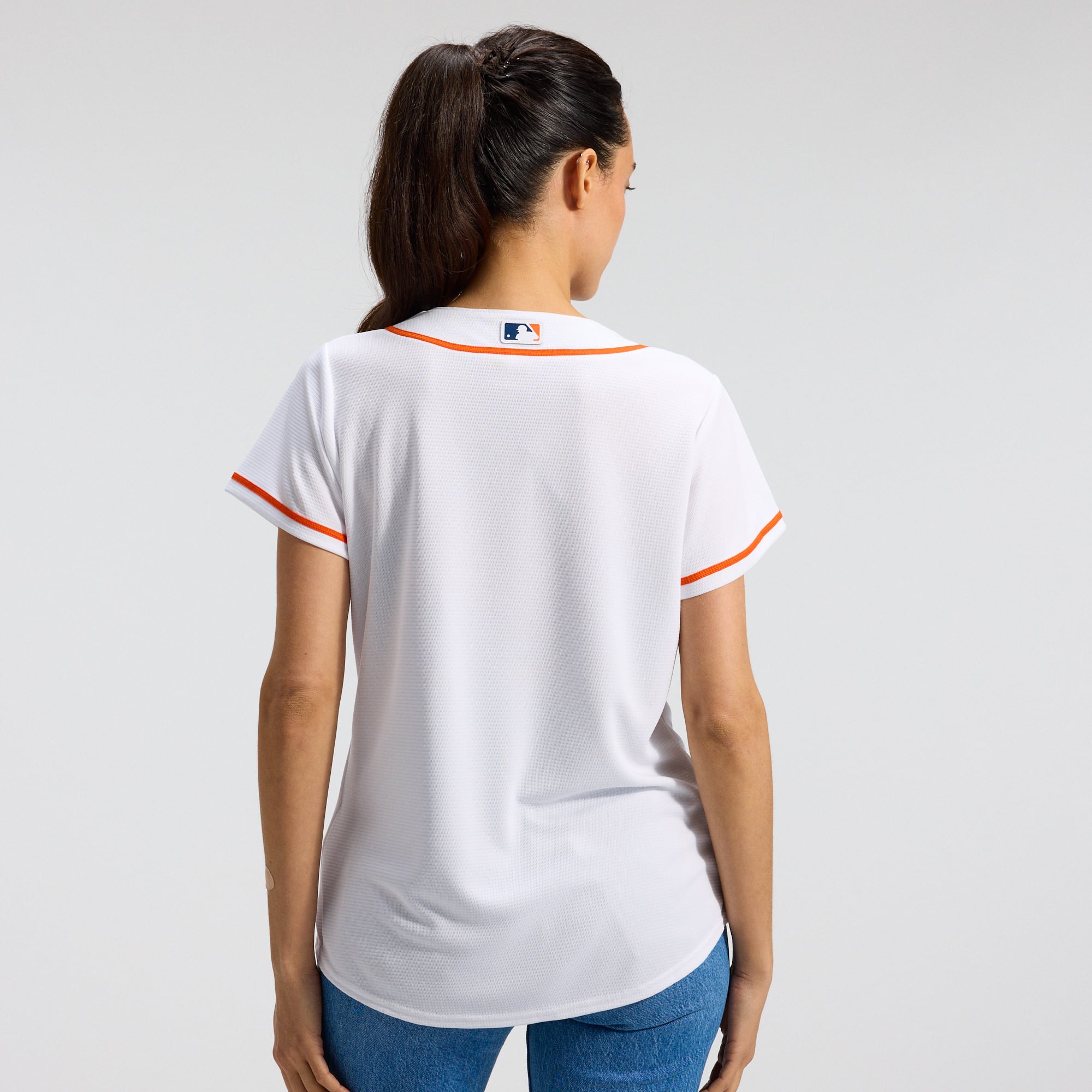Women's Houston Astros Nike White Home Replica Team Jersey - 3