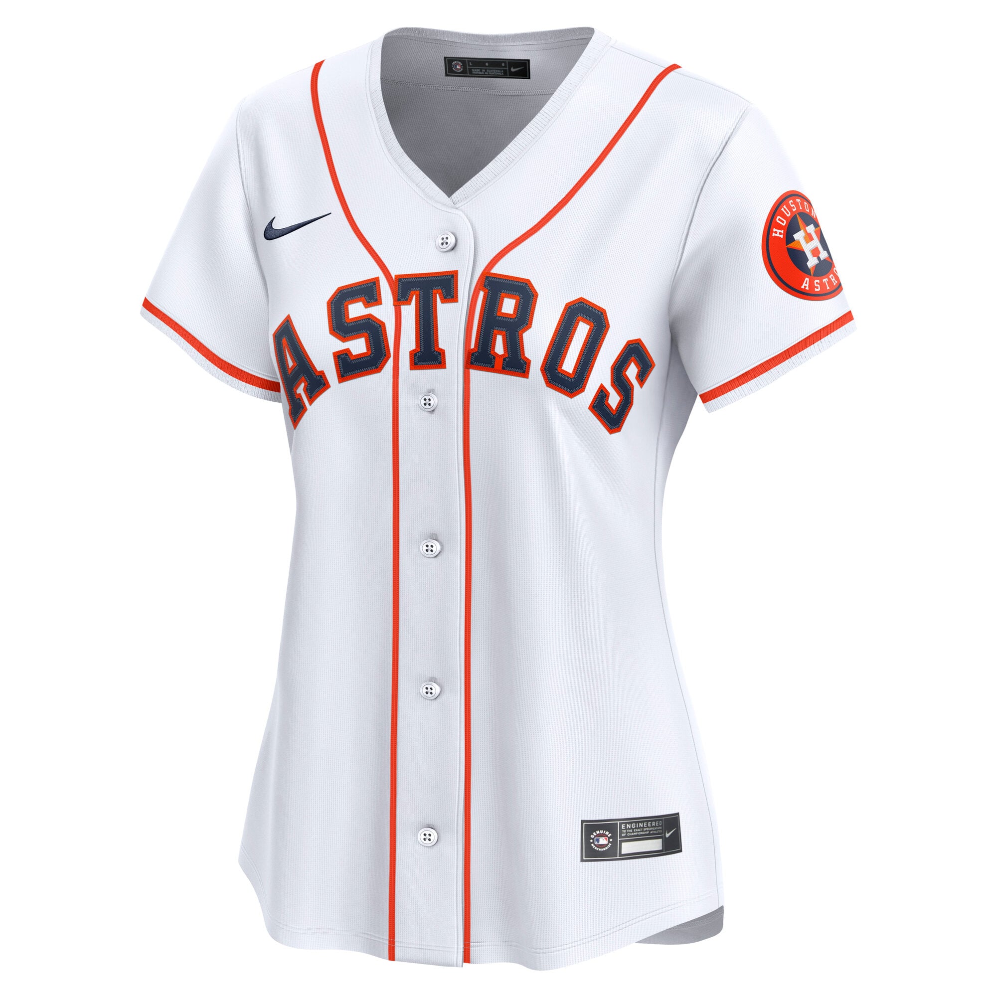 Women's Houston Astros Nike White Home Replica Team Jersey - 6