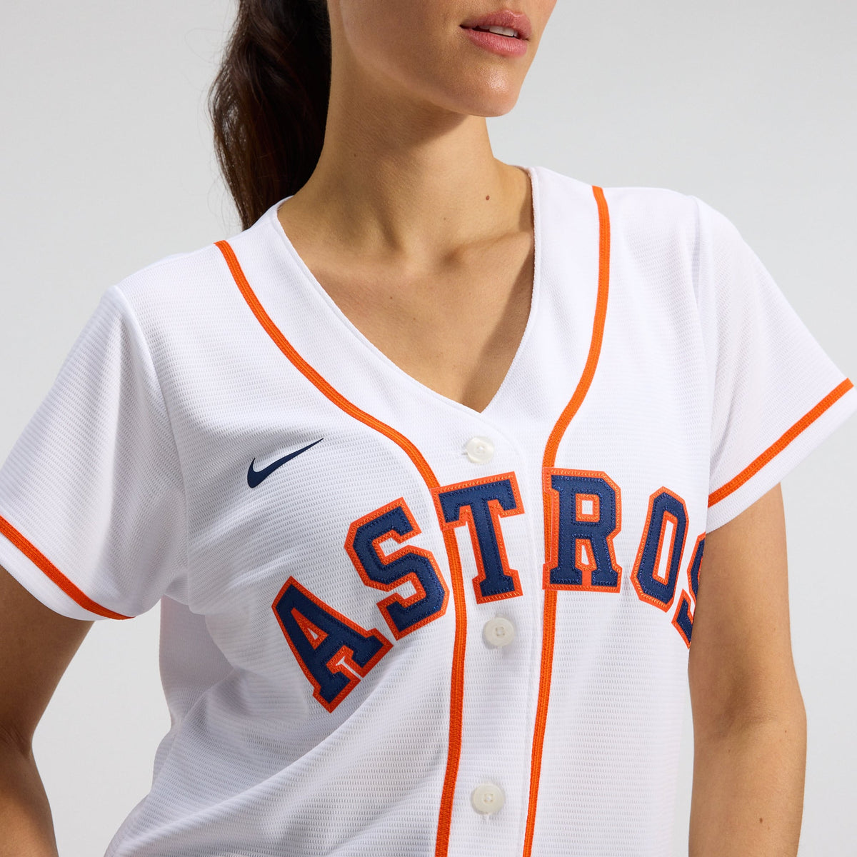 Women's Houston Astros Nike White Home Replica Team Jersey - 9
