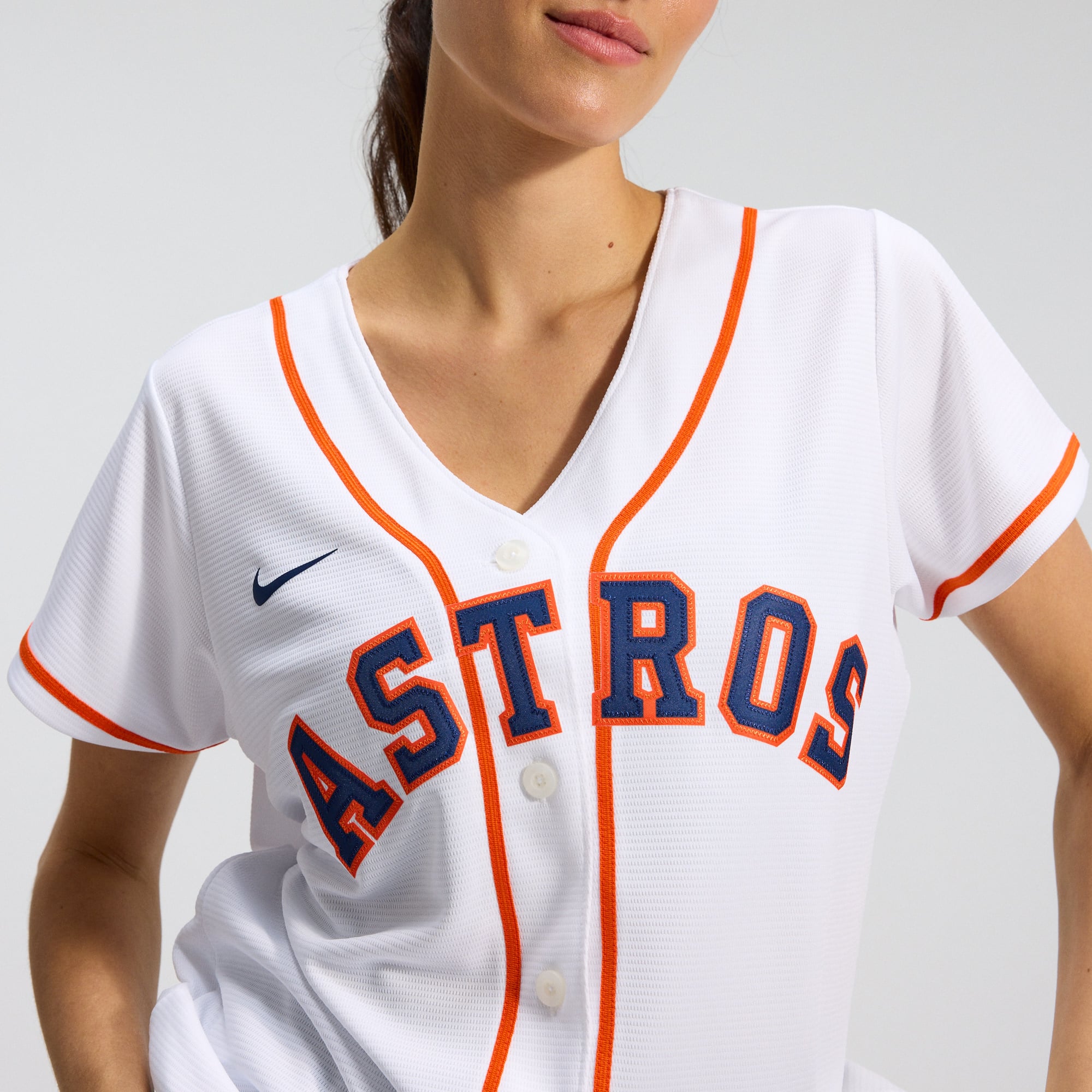 Women's Houston Astros Nike White Home Replica Team Jersey - 10