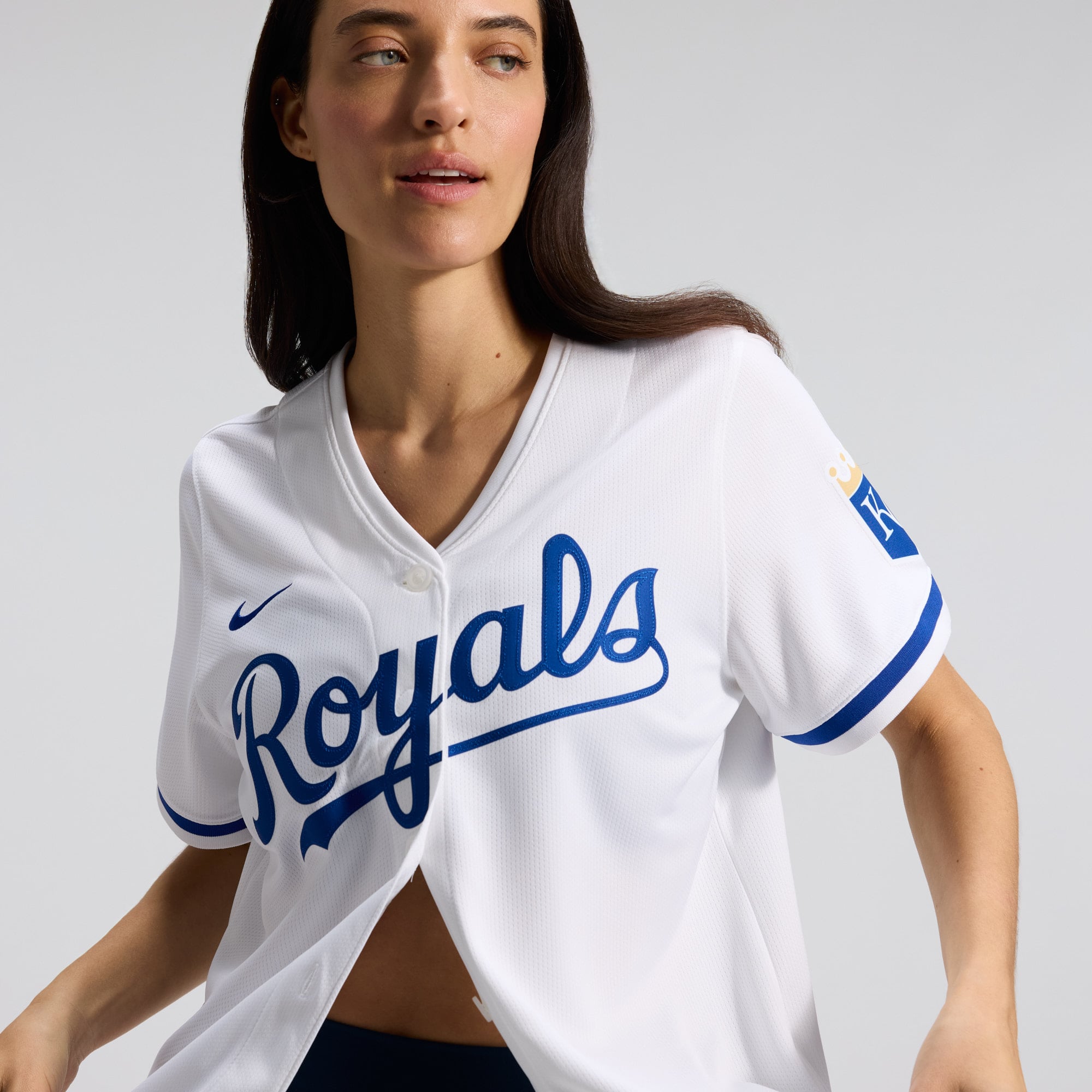 Women's Kansas City Royals Nike White Home Limited Jersey - 10