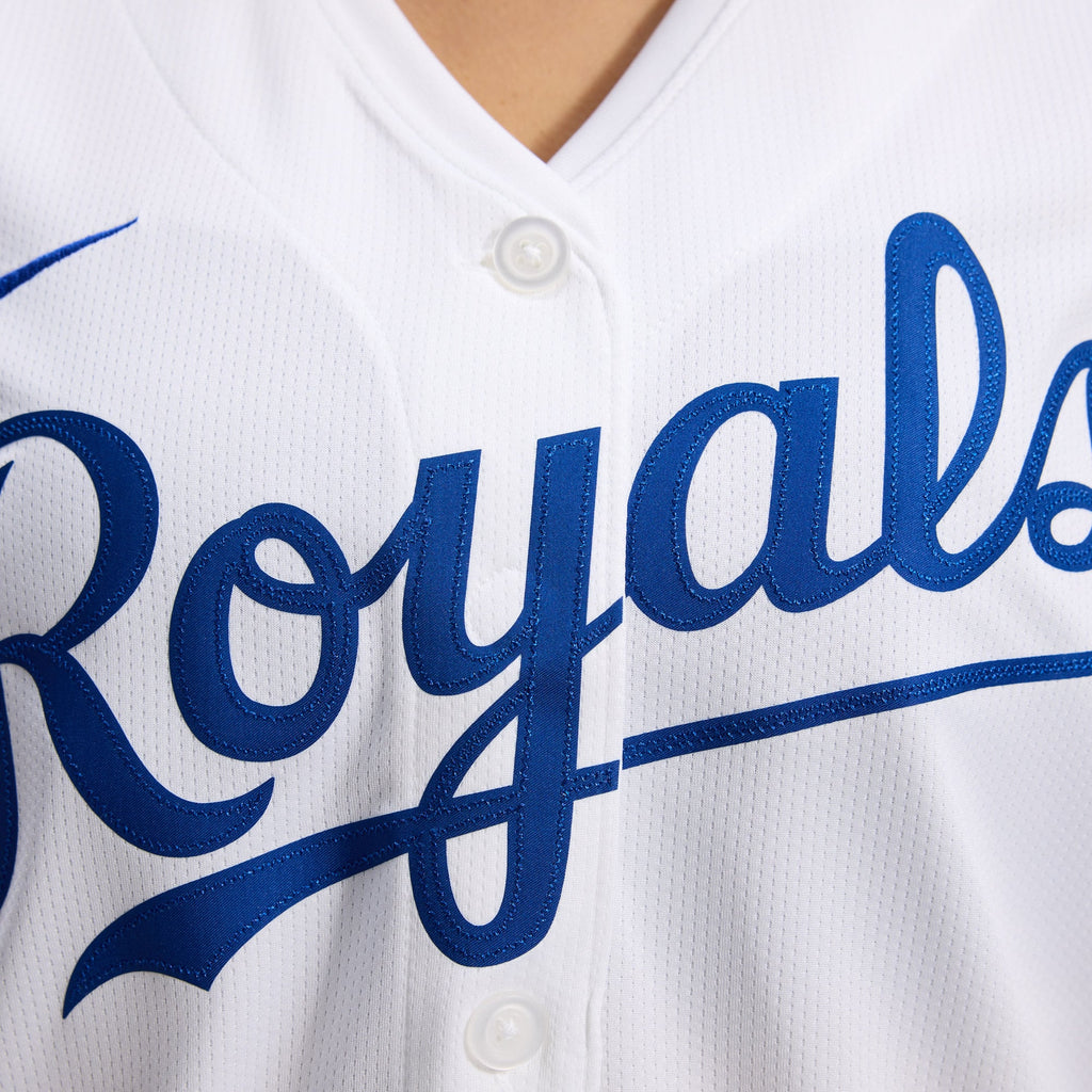 Women's Kansas City Royals Nike White Home Limited Jersey - 11