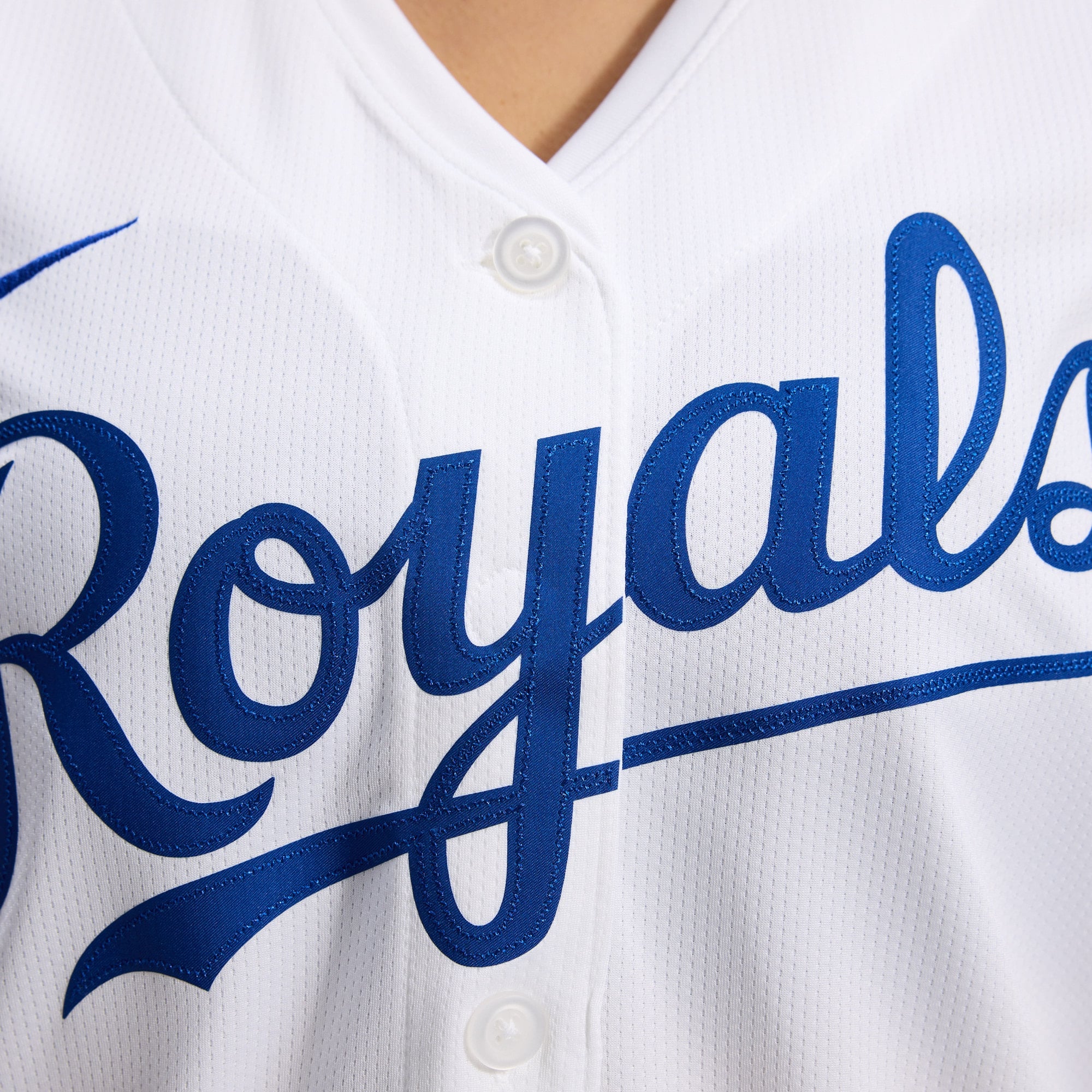 Women's Kansas City Royals Nike White Home Limited Jersey - 11