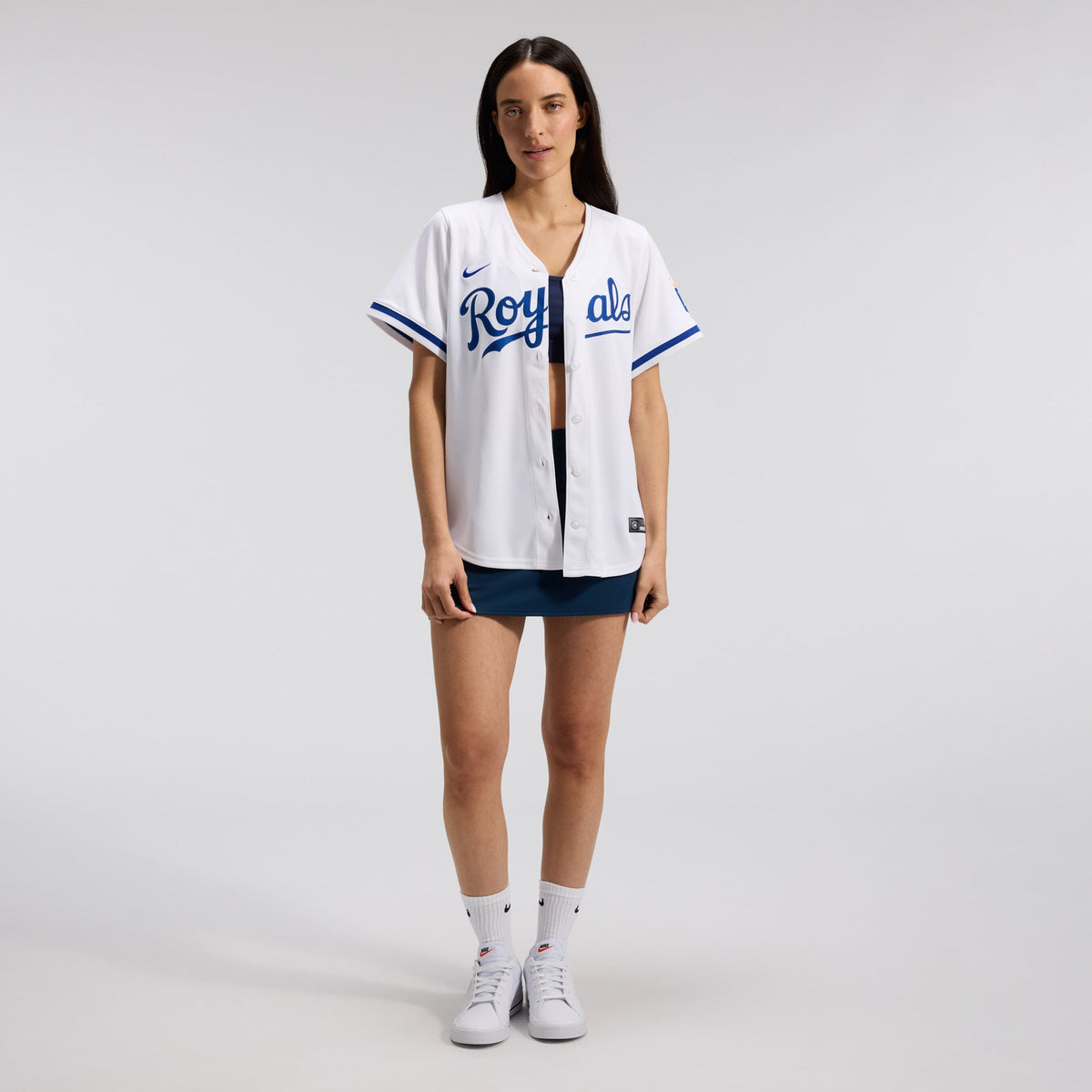 Women's Kansas City Royals Nike White Home Limited Jersey - 4
