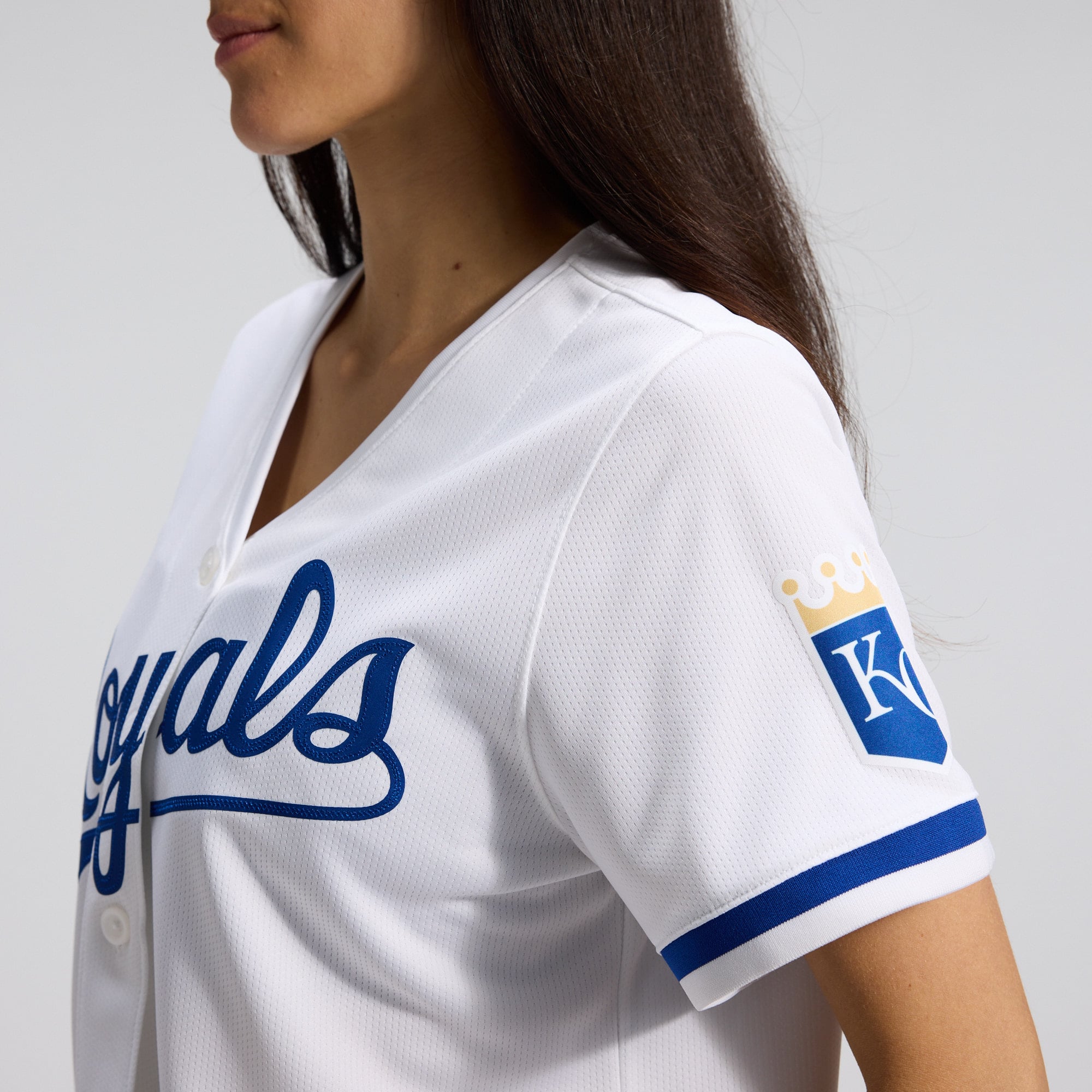 Women's Kansas City Royals Nike White Home Limited Jersey - 8