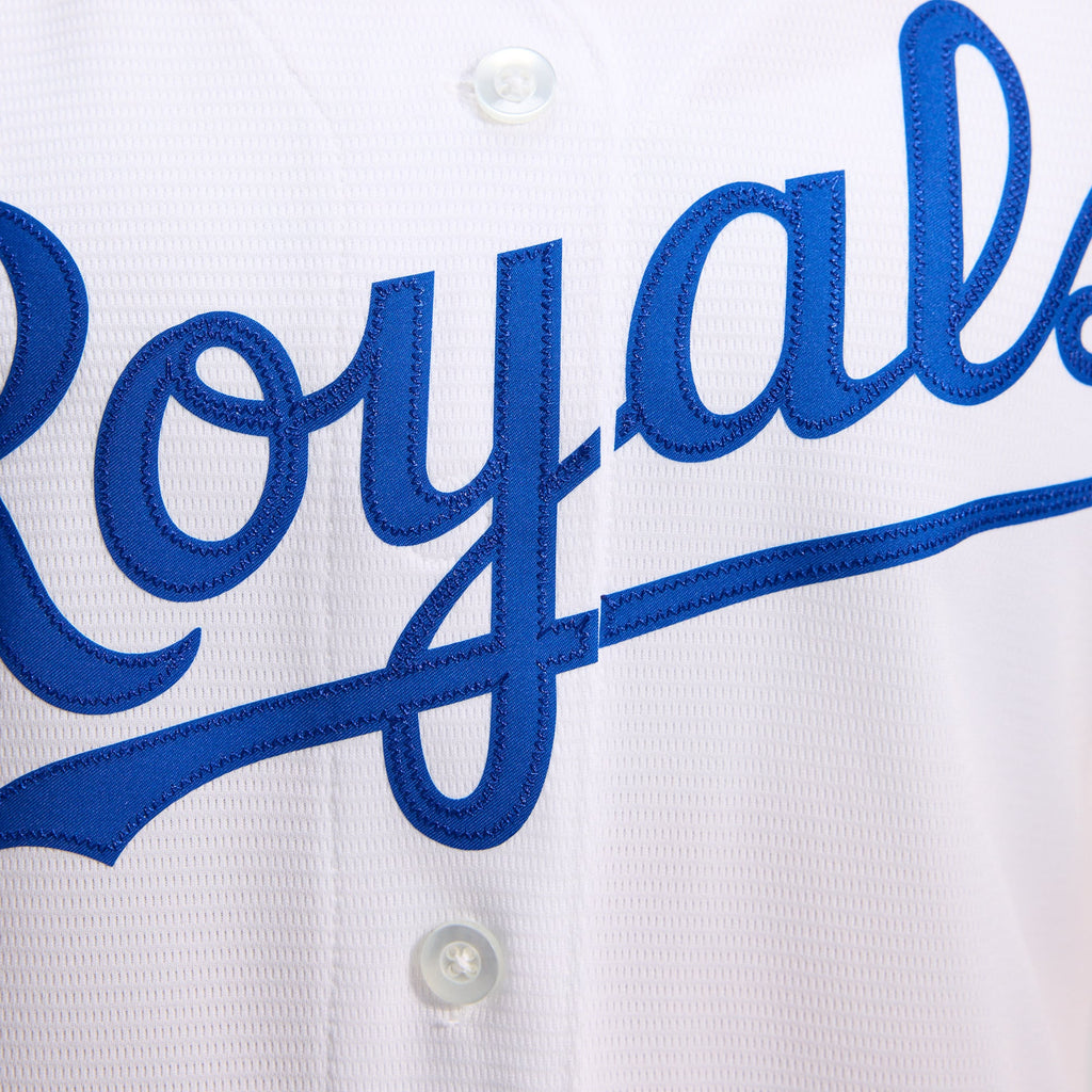 Women's Kansas City Royals Nike White Home Replica Team Jersey - 11