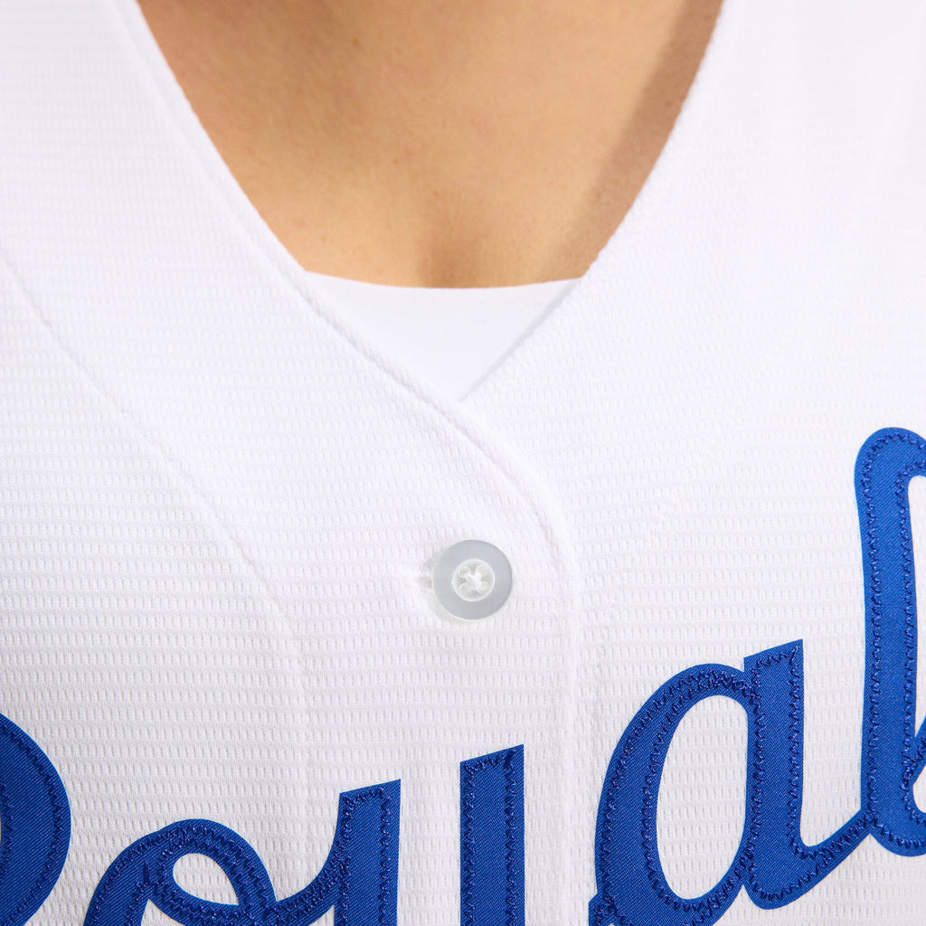 Women's Kansas City Royals Nike White Home Replica Team Jersey - 13