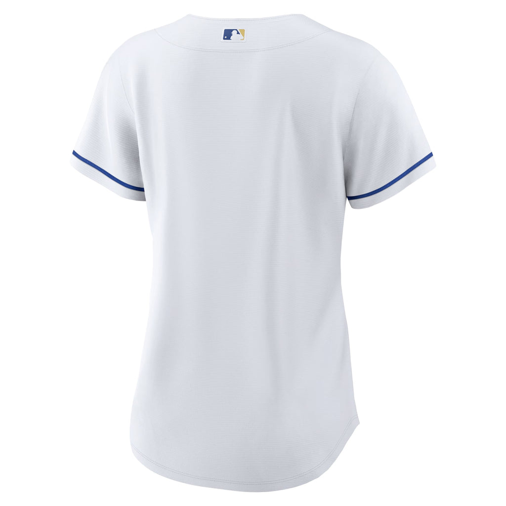 Women's Kansas City Royals Nike White Home Replica Team Jersey - 7