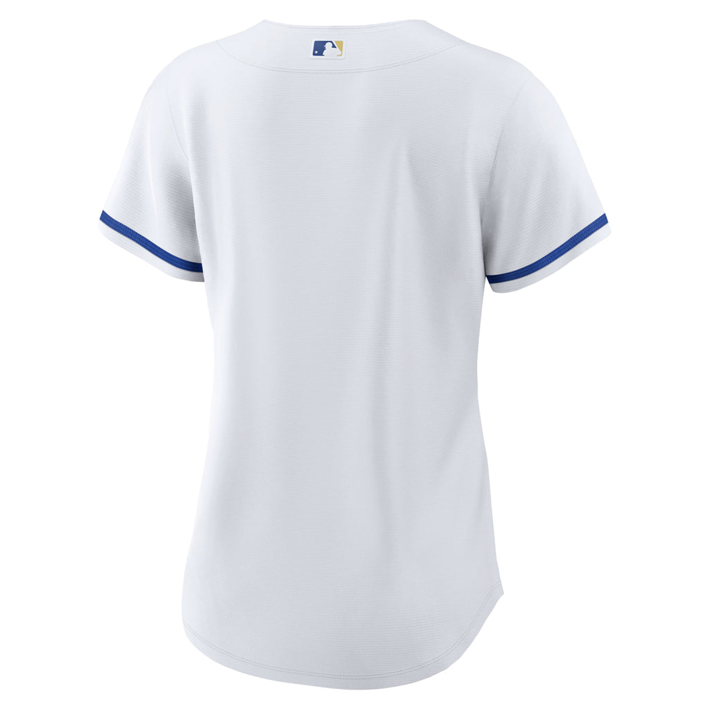 Women's Kansas City Royals Nike White Home Replica Team Logo Jersey - 4