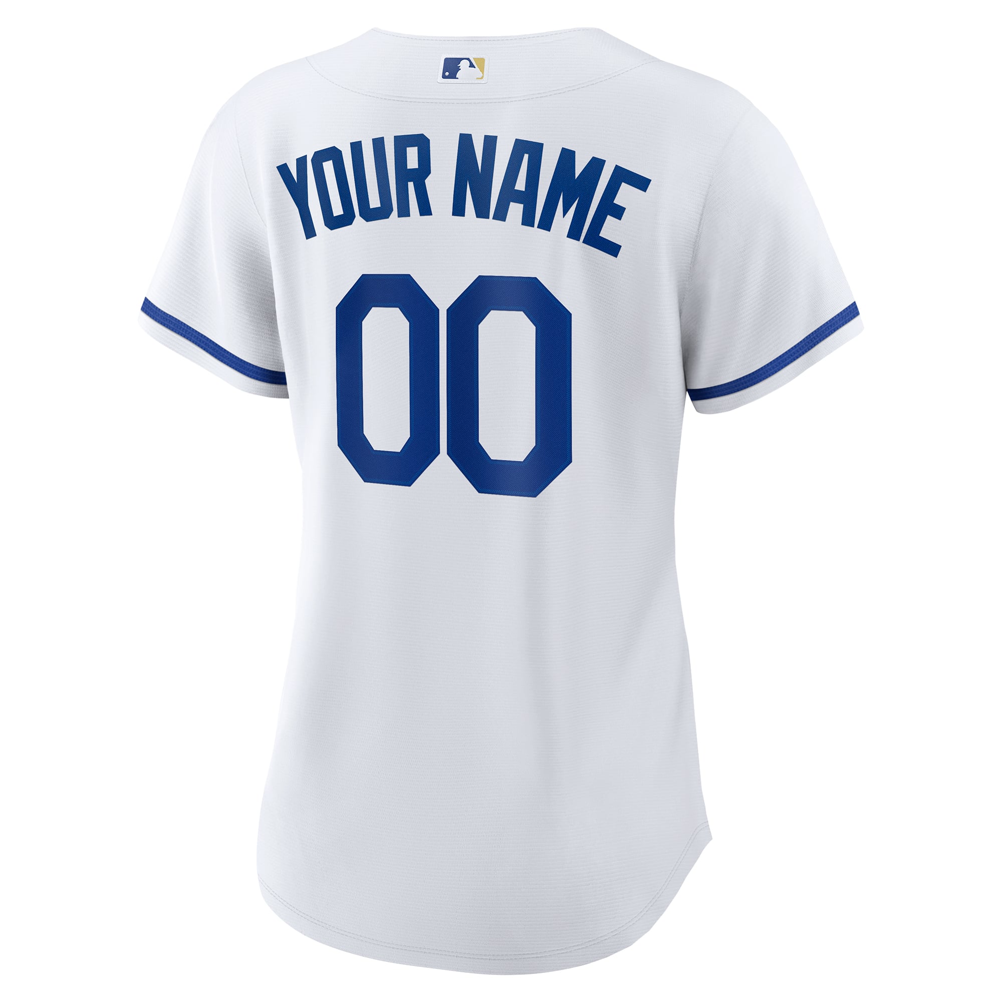 Women's Kansas City Royals Nike White Replica Custom Jersey - 4