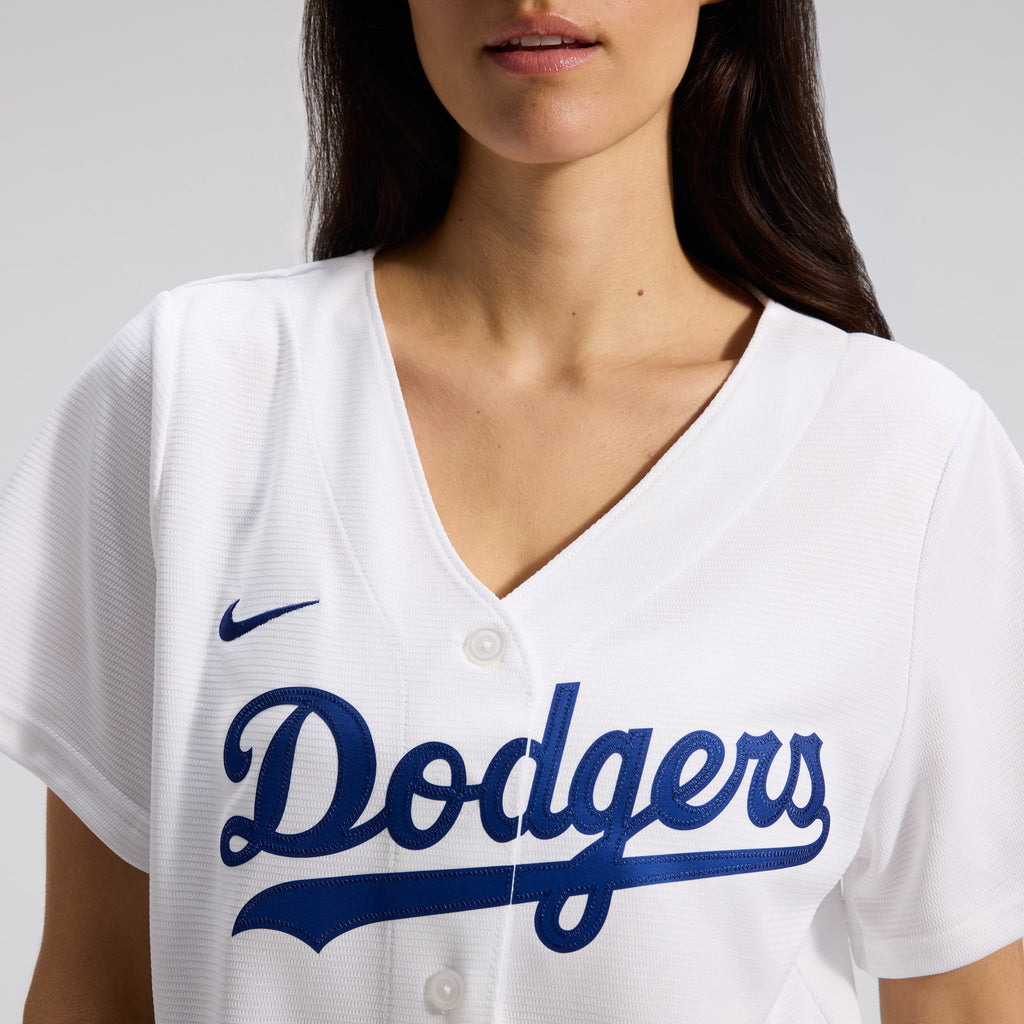 Women's Los Angeles Dodgers Nike White Home Replica Jersey - 9