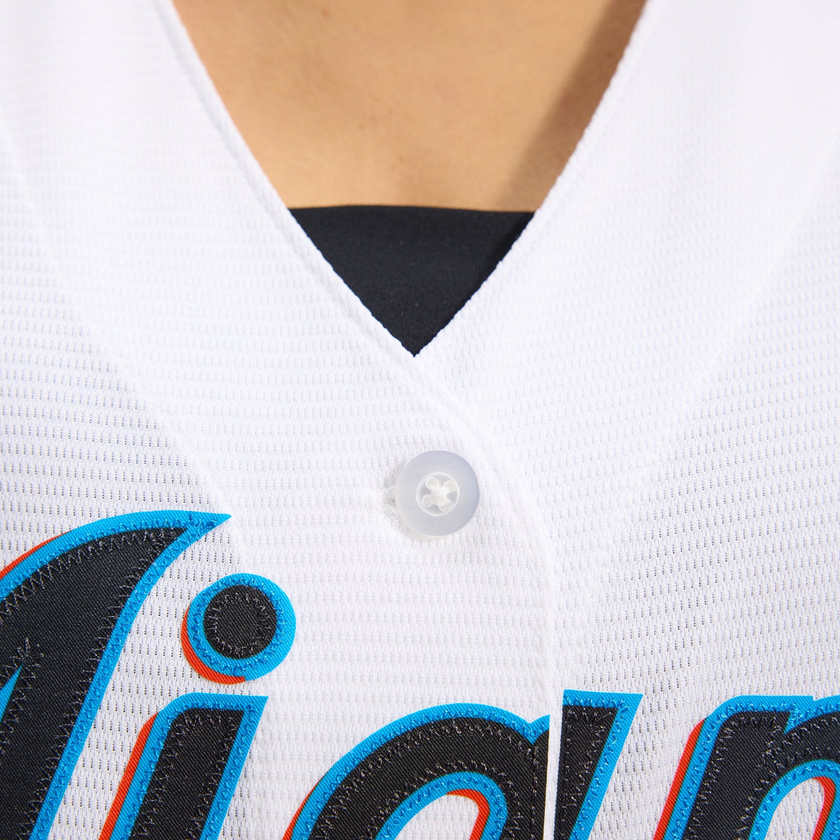 Women's Miami Marlins Nike White Replica Team Jersey - 13