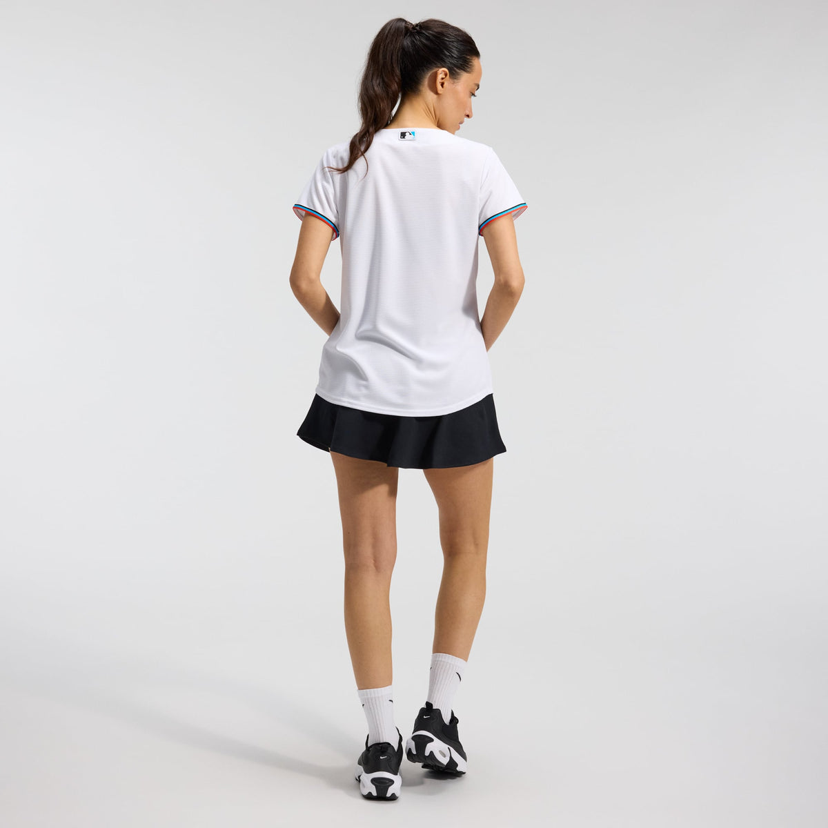 Women's Miami Marlins Nike White Replica Team Jersey - 5