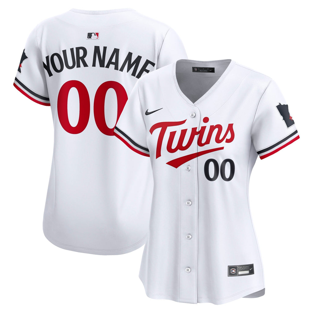 Women's Minnesota Twins Nike White Home Limited Custom Jersey - 2