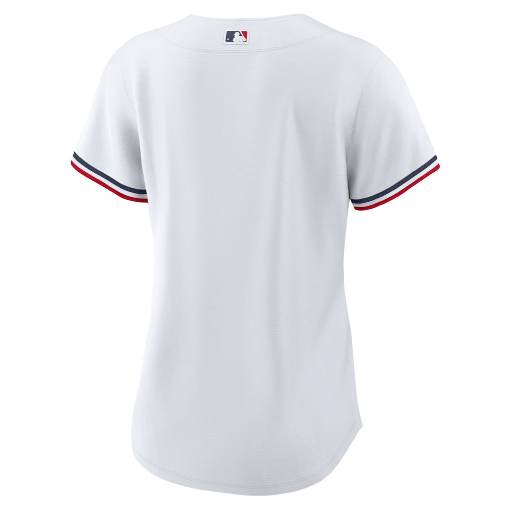 Women's Minnesota Twins Nike White Home Replica Team Logo Jersey - 4