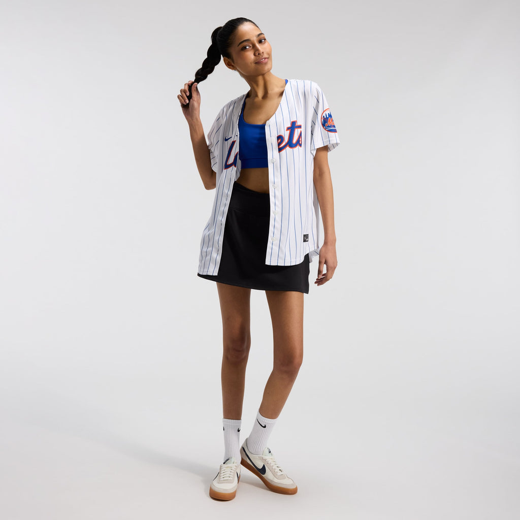 Women's New York Mets Nike White Home Limited Jersey - 4
