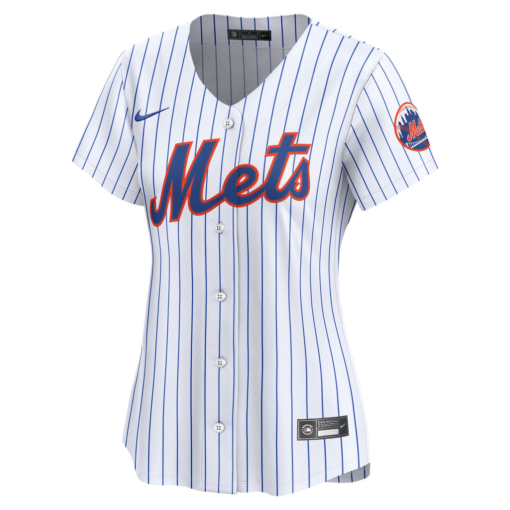 Women's New York Mets Nike White Home Limited Jersey - 6