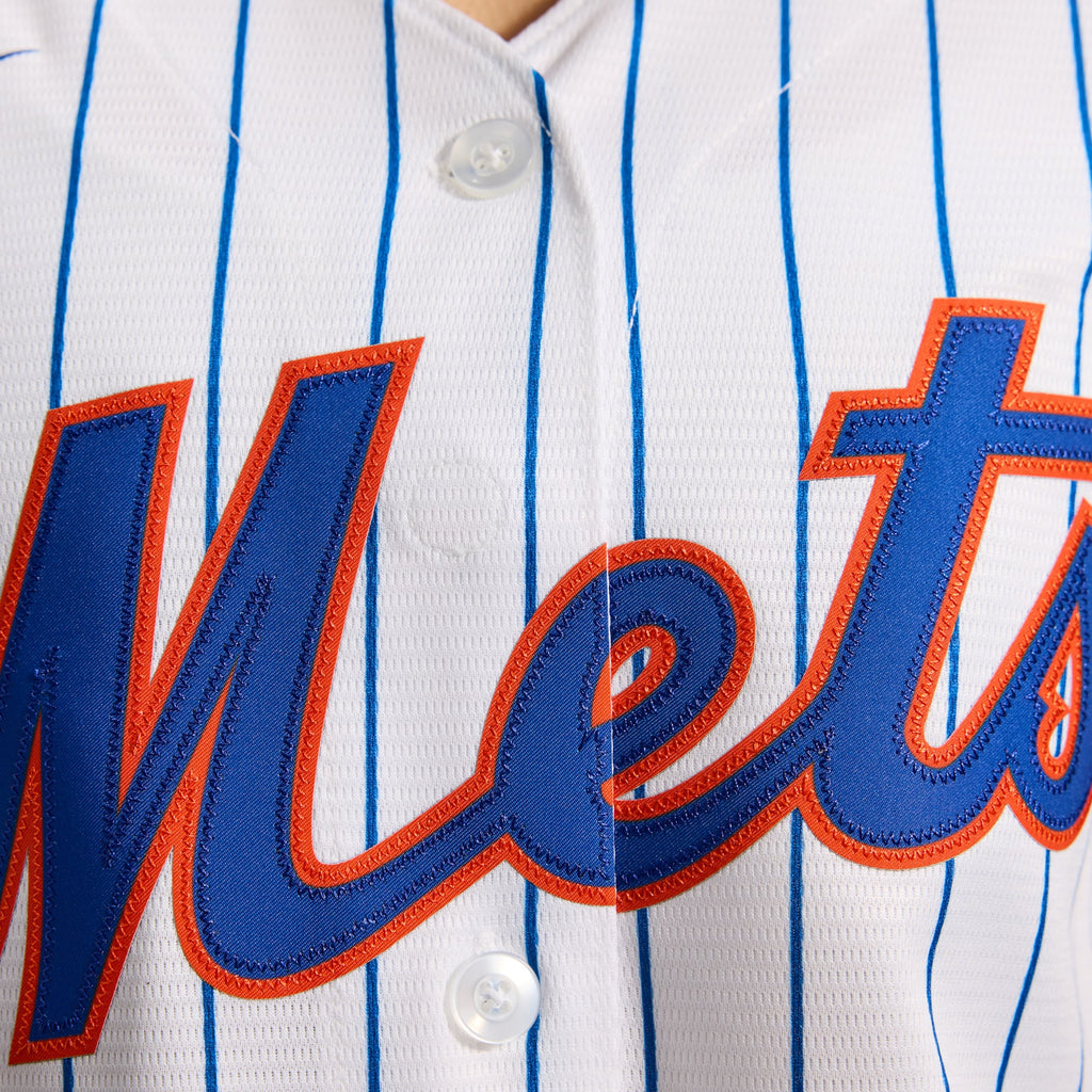 Women's New York Mets Nike White Home Replica Team Jersey - 9