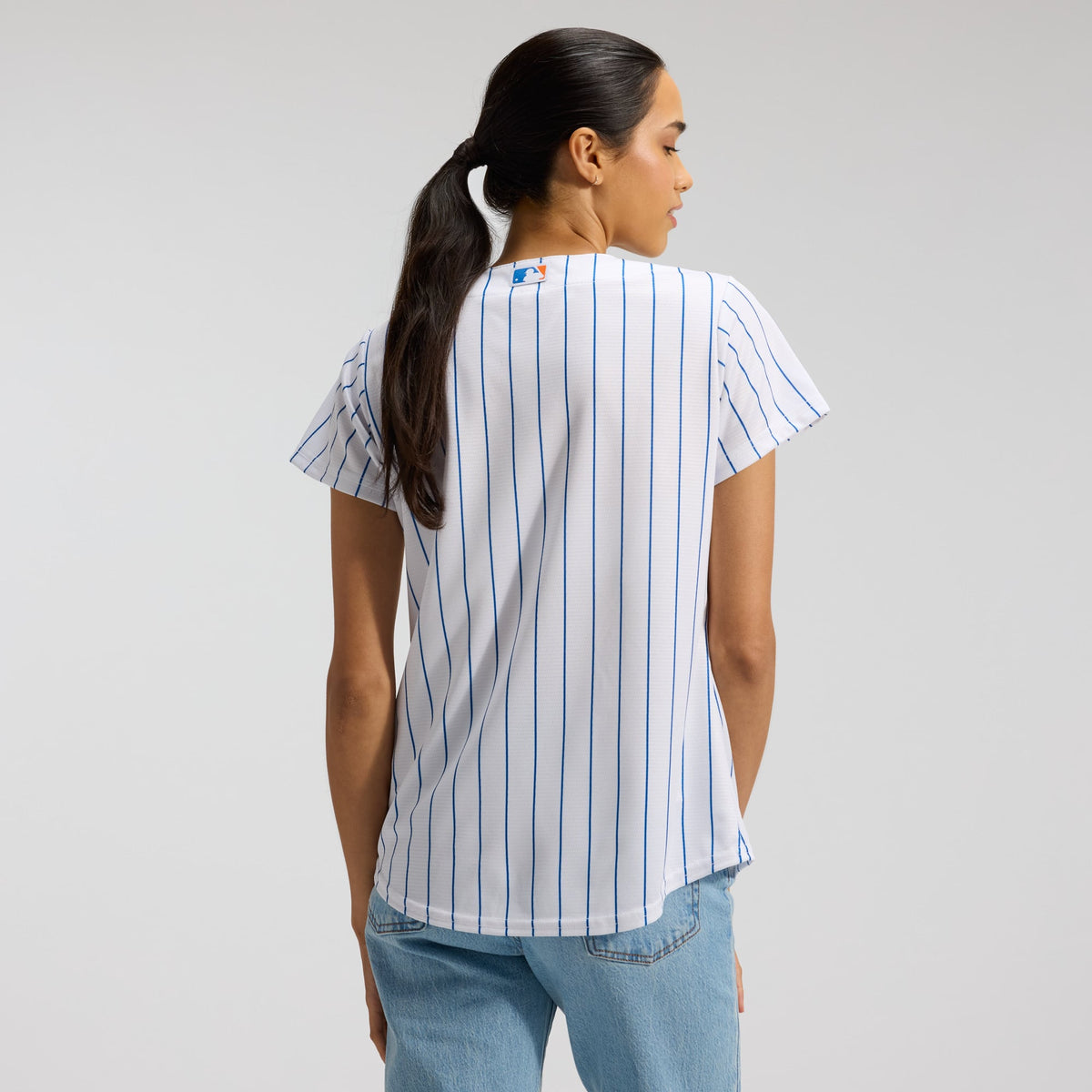 Women's New York Mets Nike White Home Replica Team Jersey - 3