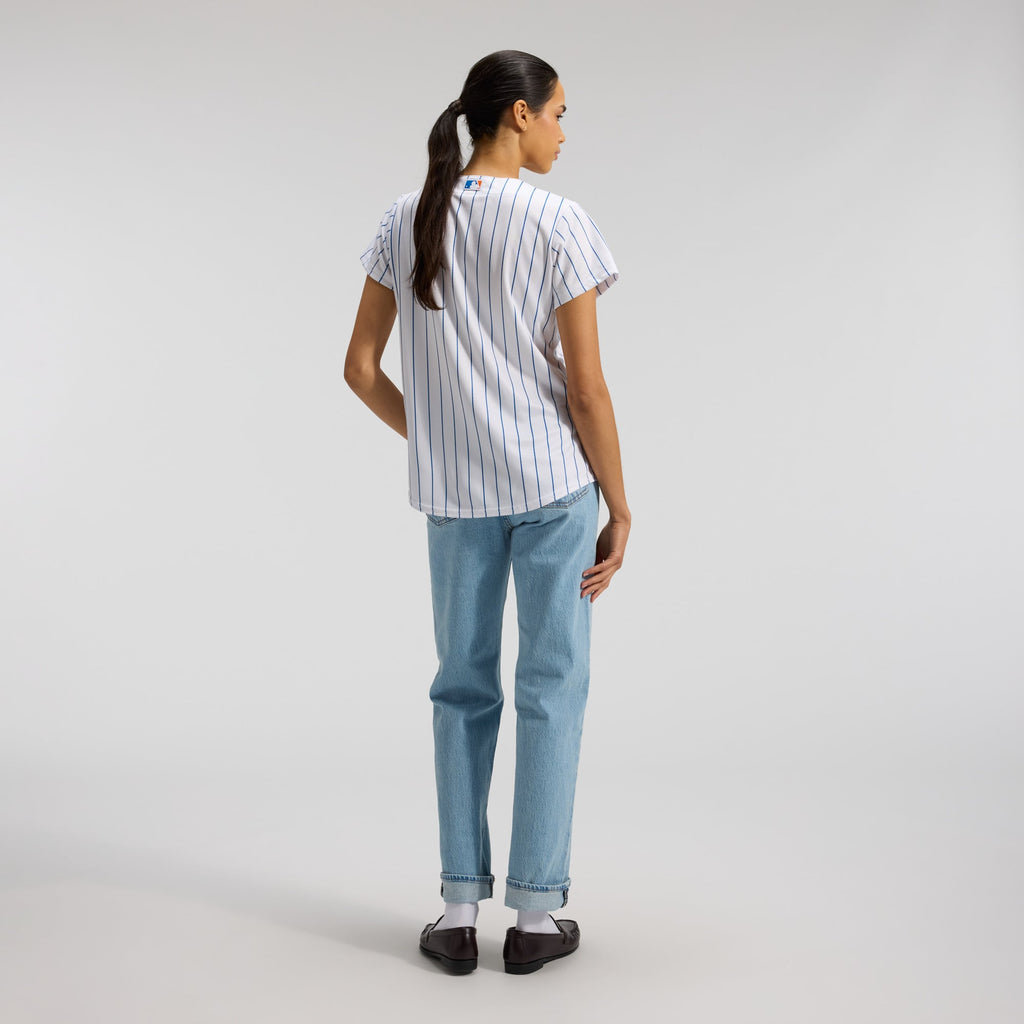 Women's New York Mets Nike White Home Replica Team Jersey - 5