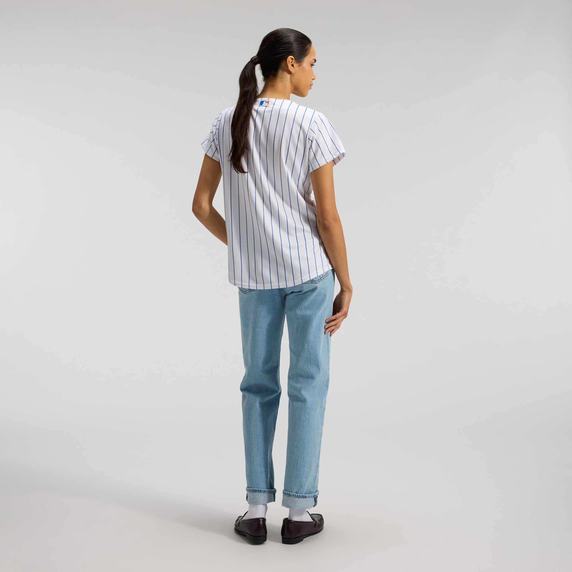 Women's New York Mets Nike White Home Replica Team Jersey - 5