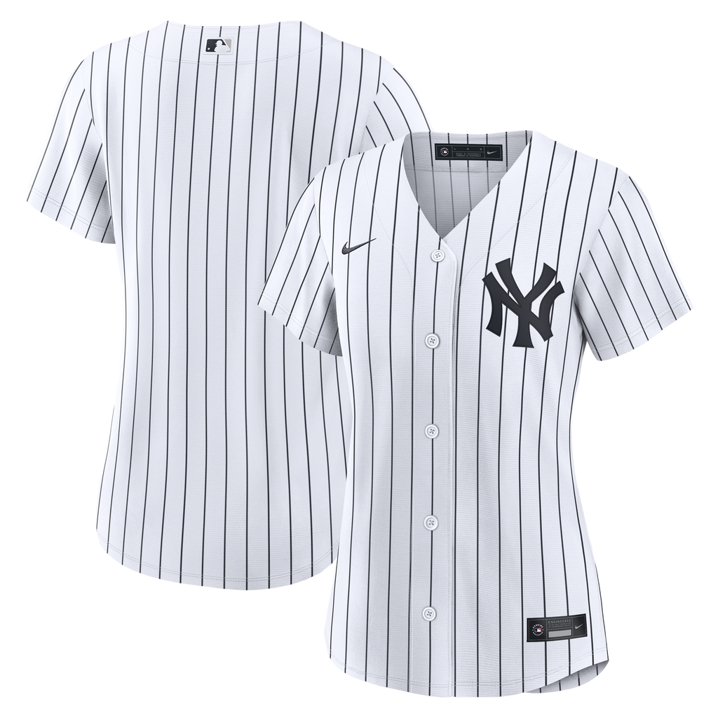 Women's New York Yankees Nike White Home Replica Jersey - 2