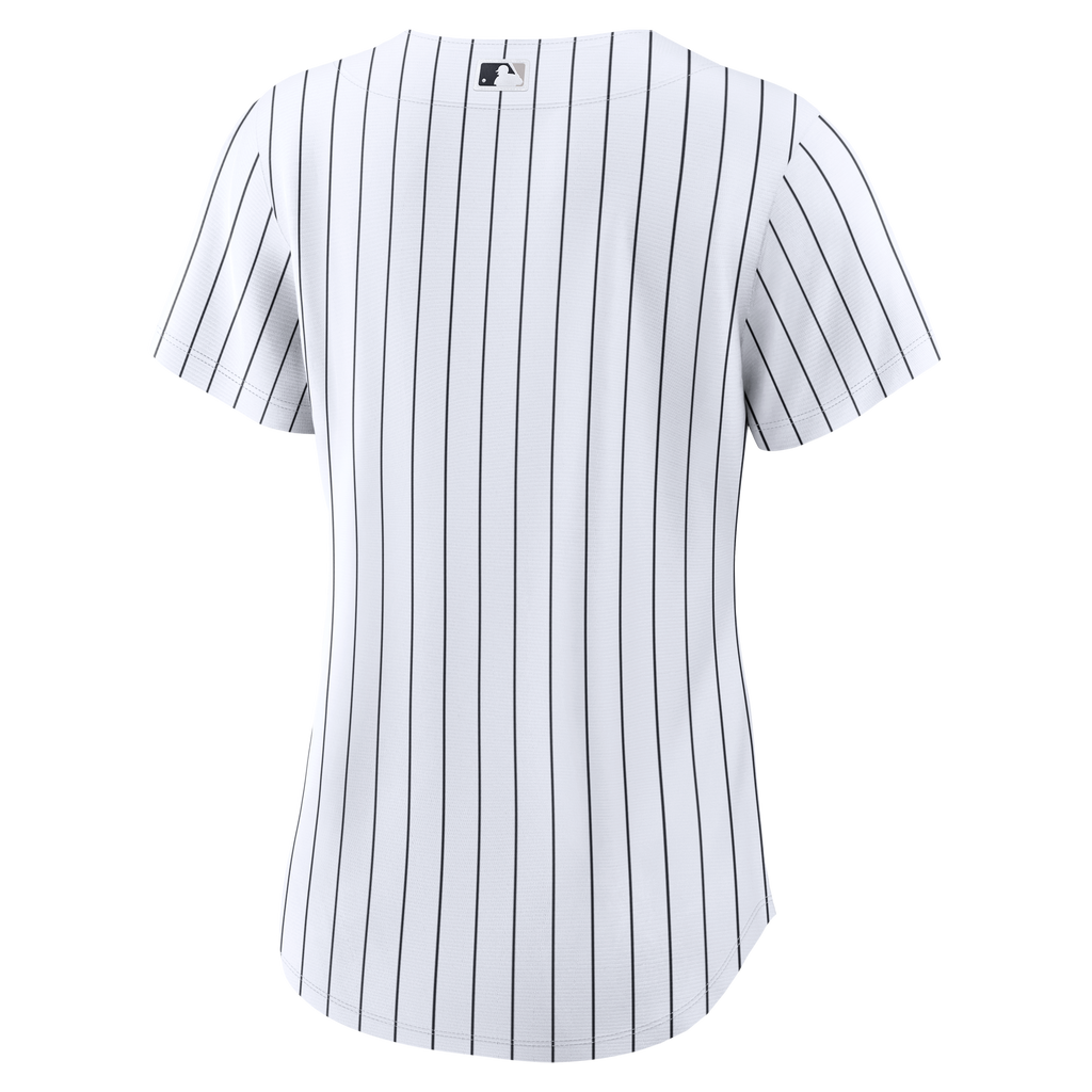 Women's New York Yankees Nike White Home Replica Jersey - 4