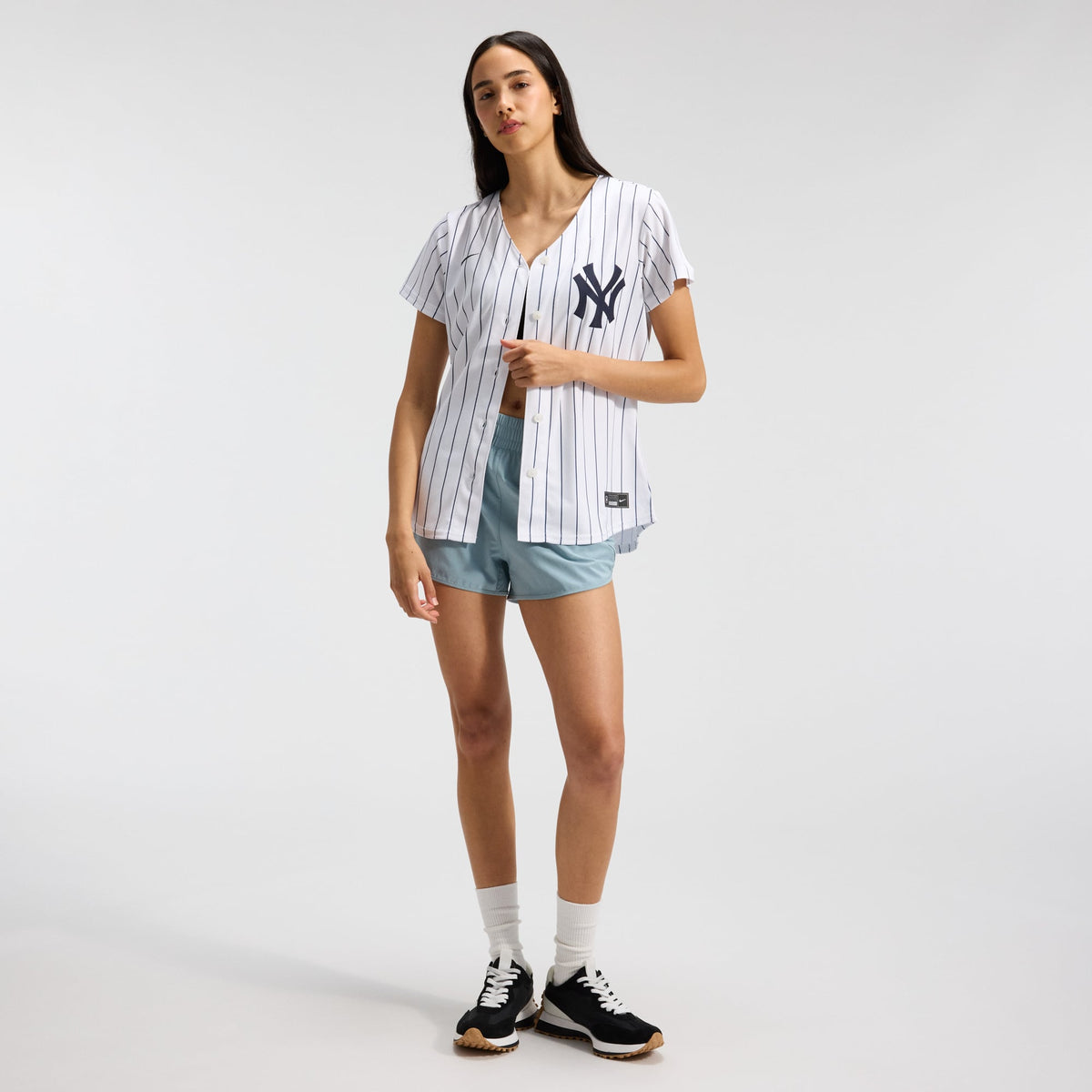 Women's New York Yankees Nike White Home Replica Team Jersey - 4