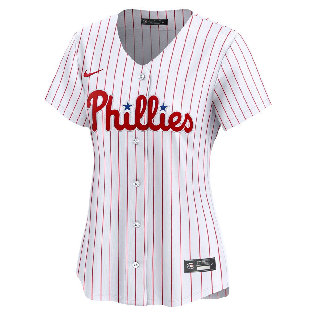 Women's Philadelphia Phillies Nike White Home Limited Custom Jersey - 3
