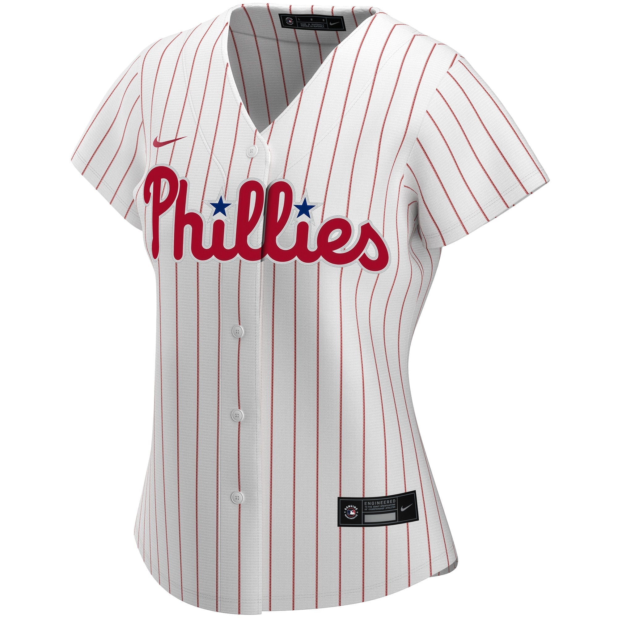 Women's Philadelphia Phillies Nike White Home Replica Custom Jersey - 3