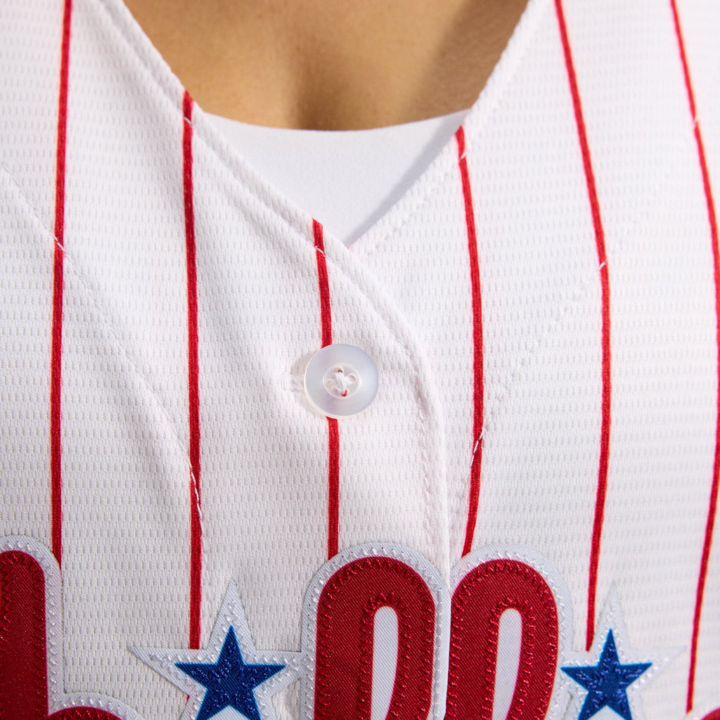 Women's Philadelphia Phillies Nike White Home Replica Team Jersey - 13